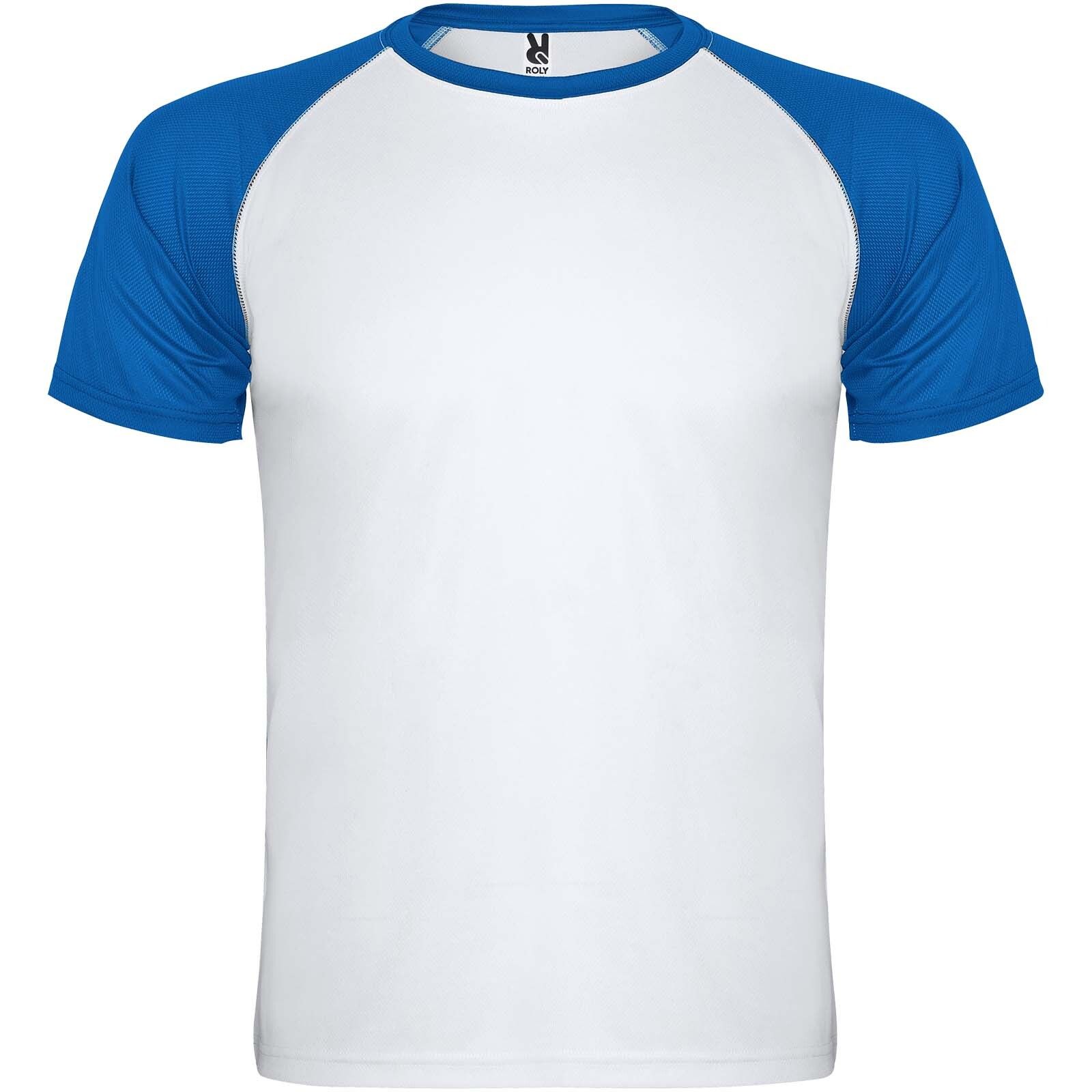 Indianapolis Sport T-Shirt für Kinder - weiss -  royalblau-388