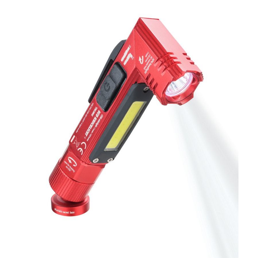 Troika Taschenlampe ECO KNICKLICHT - rot-603