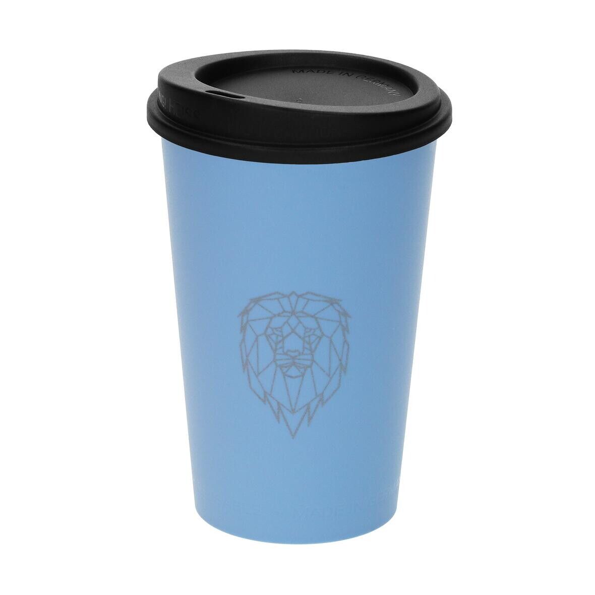 Kaffeebecher ToGo, 0,3 l - geselliges grün - schwarz-506