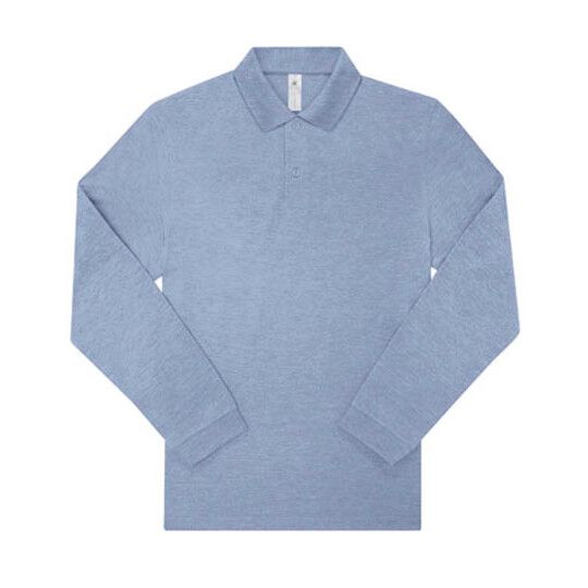 My Polo 210 Long Sleeve - heather blue - 3XL-73