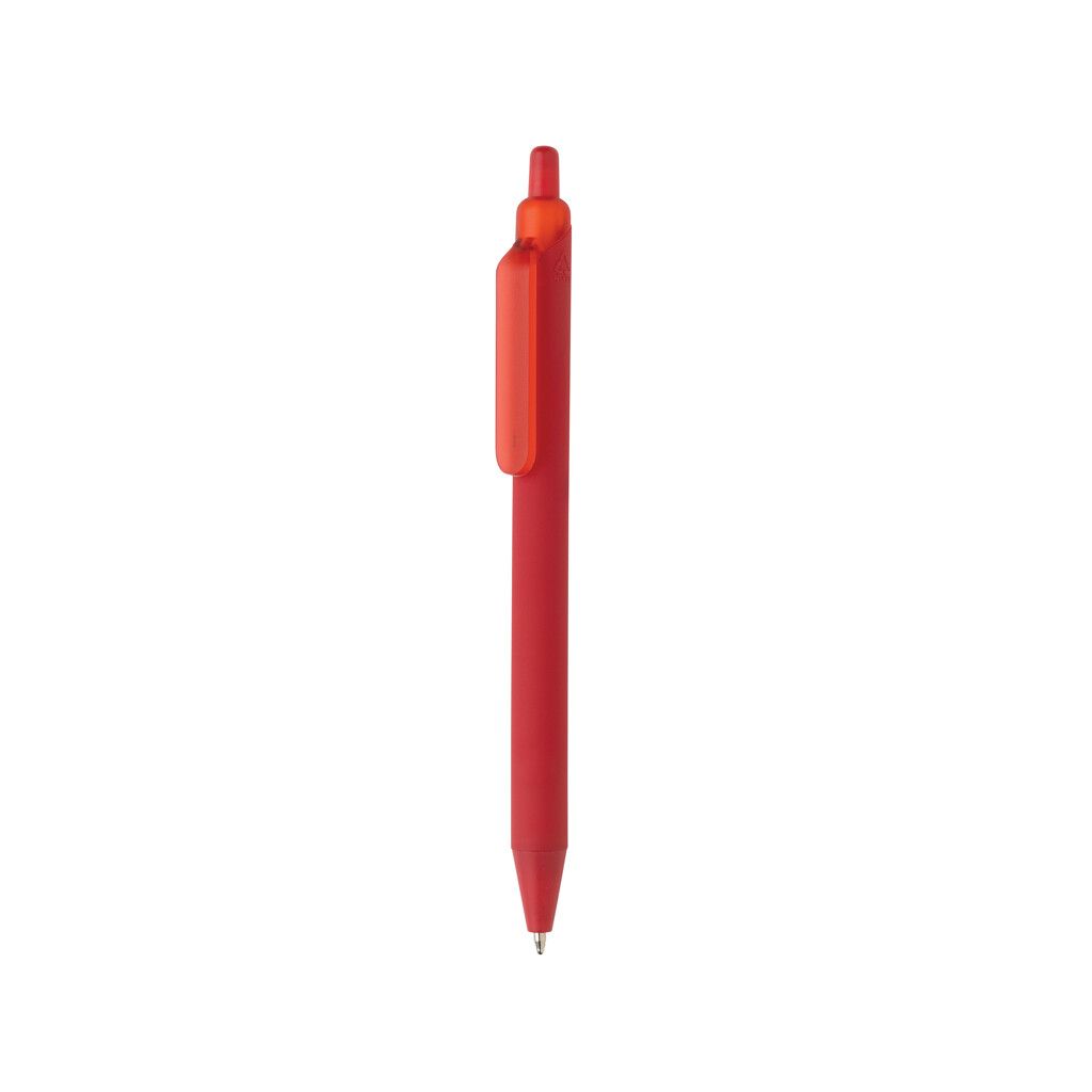Tide Smooth Touch Stift aus GRS zertifiziert recyceltem ABS - rot-501