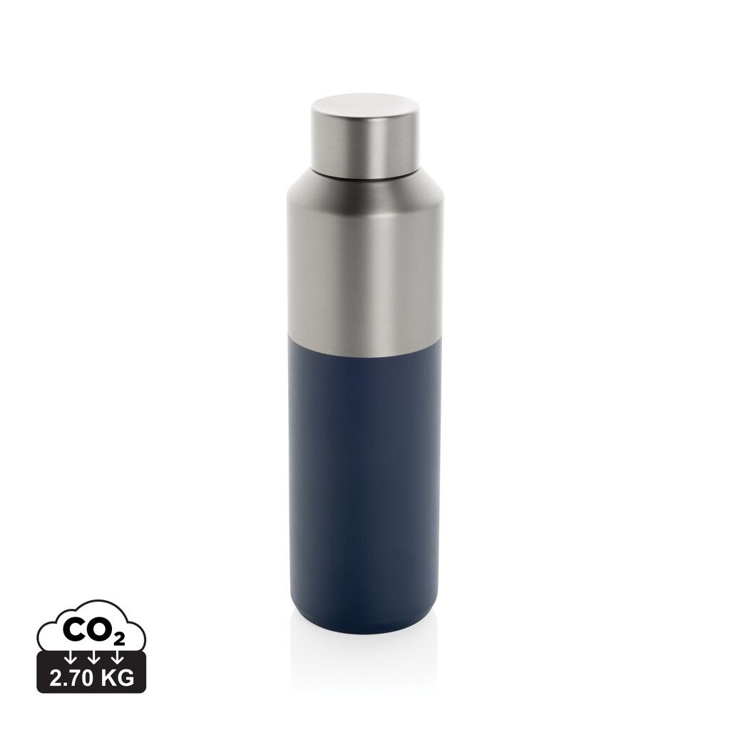 Fluid Flasche aus RCS-zertifiziert recyceltem Stahl, 600ml - navy blau-613