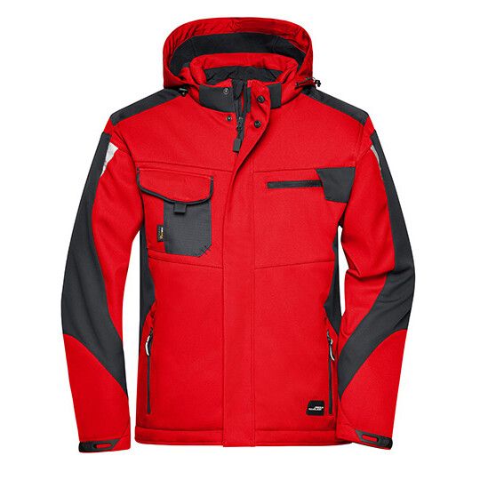 Craftsmen Softshell Jacket -STRONG- - red - black-882