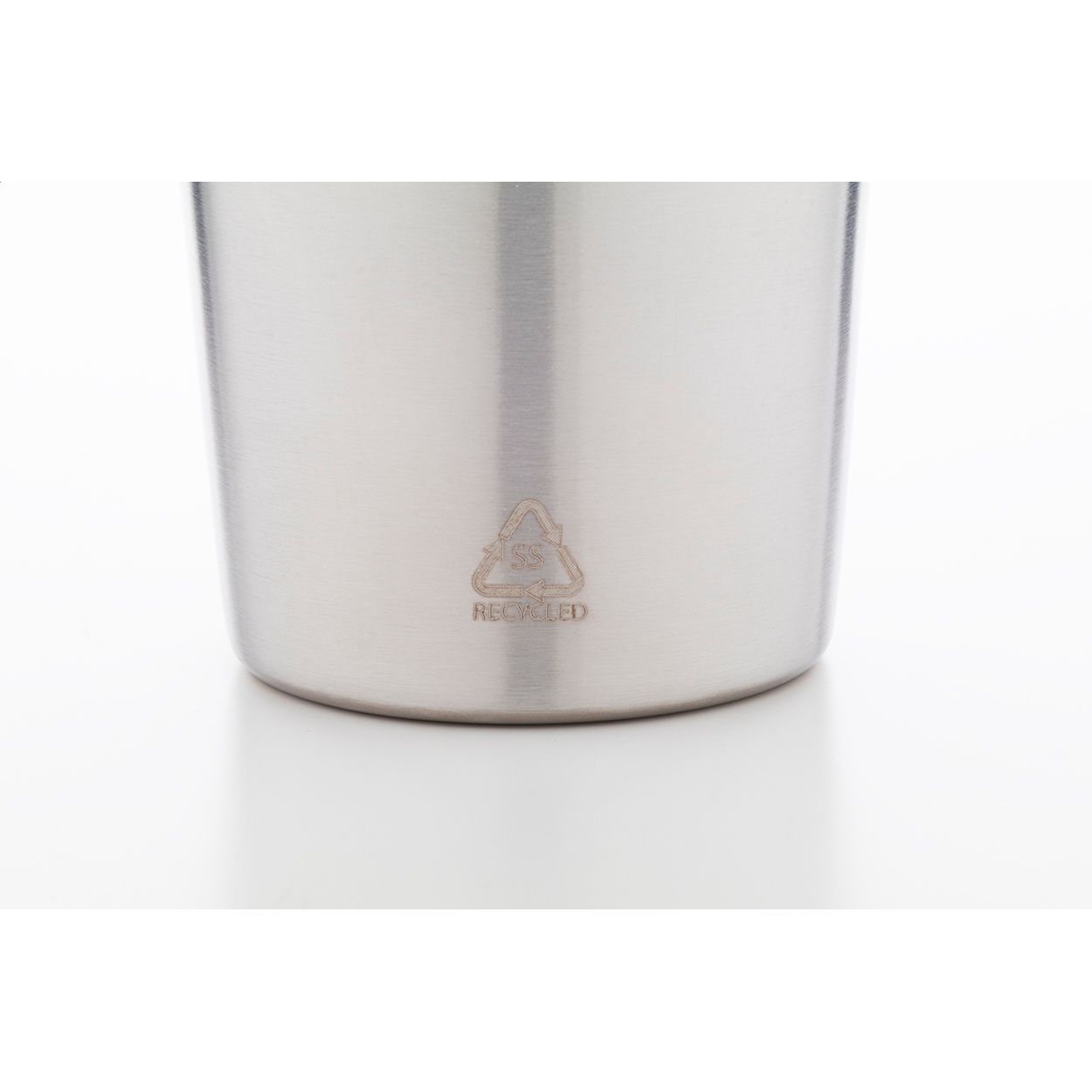 Redisha Mono Becher aus recyceltem Edelstahl, 350 ml - silber-732
