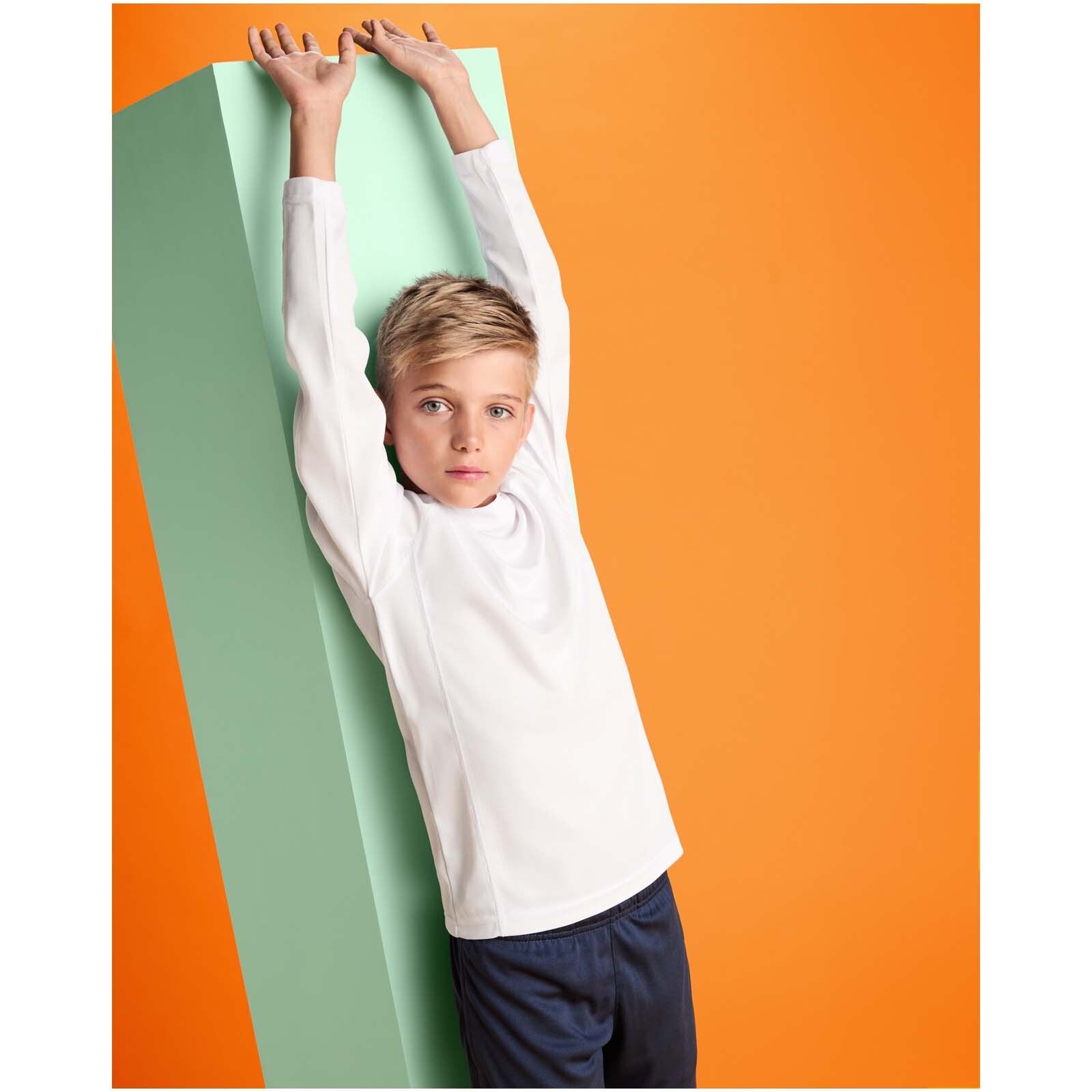 Montecarlo 150 g/m² Langarm-Sport-Shirt für Kinder - schwarz-617