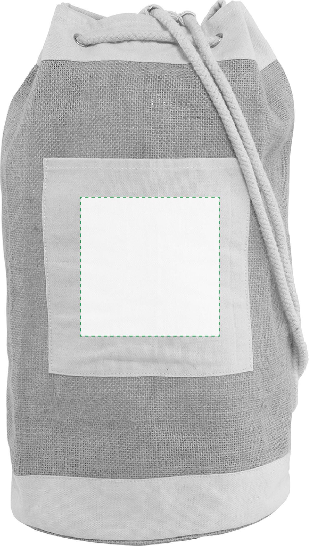 Veredelungsposition Tasche auf der Vorderseite
