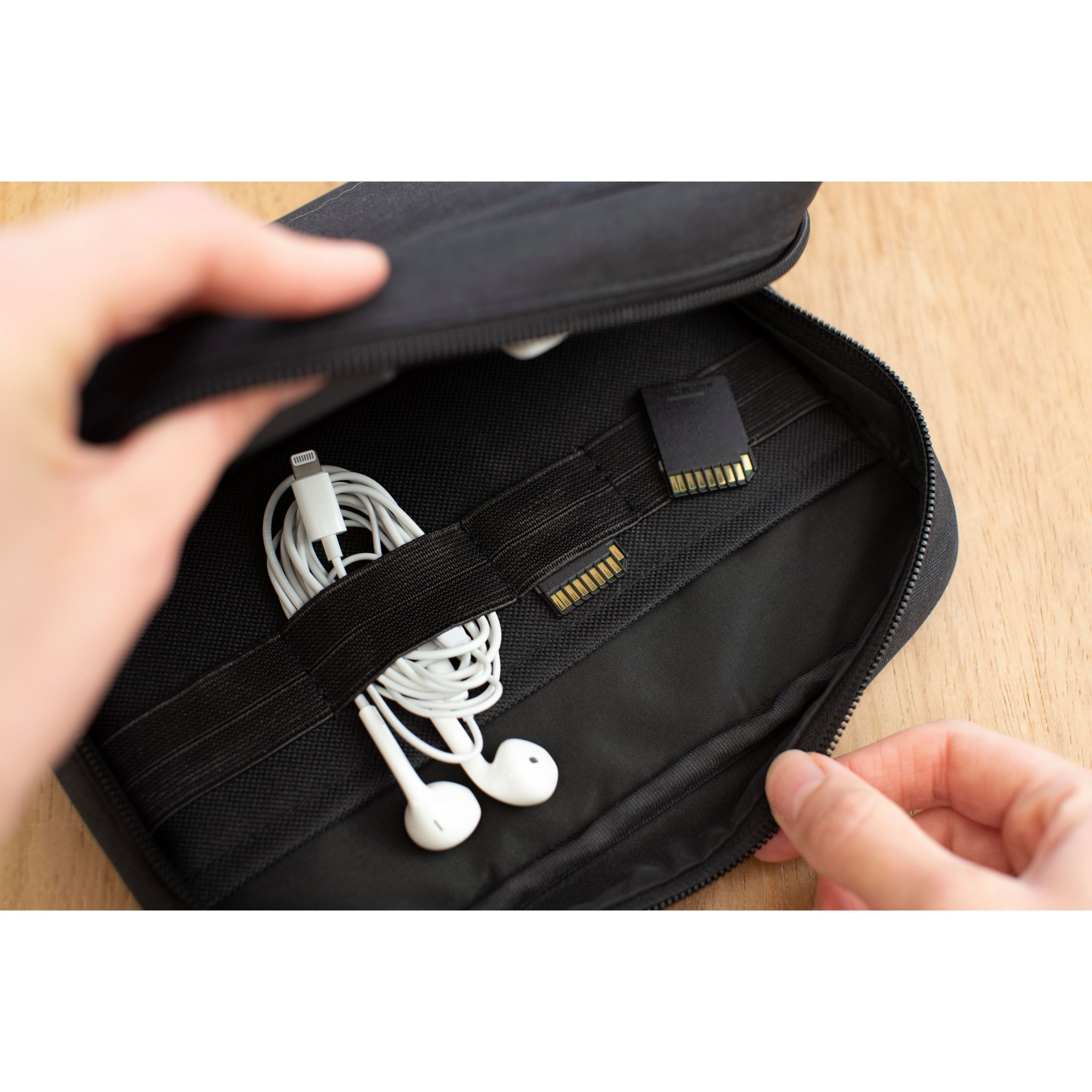 rPEt 300D Polyester Reisetasche Calix - schwarz-605