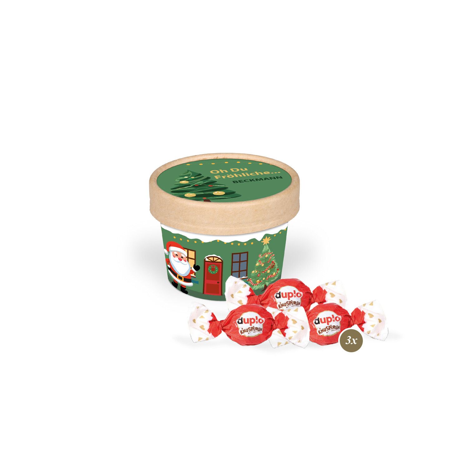 Christmas Paperbox mit Duplo Knusperlen-291