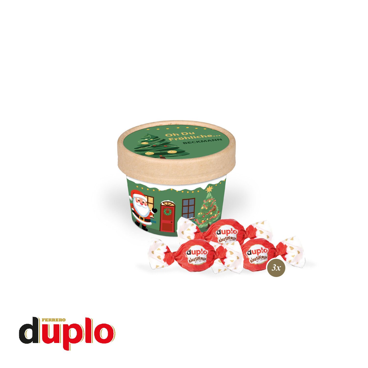 Christmas Paperbox mit Duplo Knusperlen-291