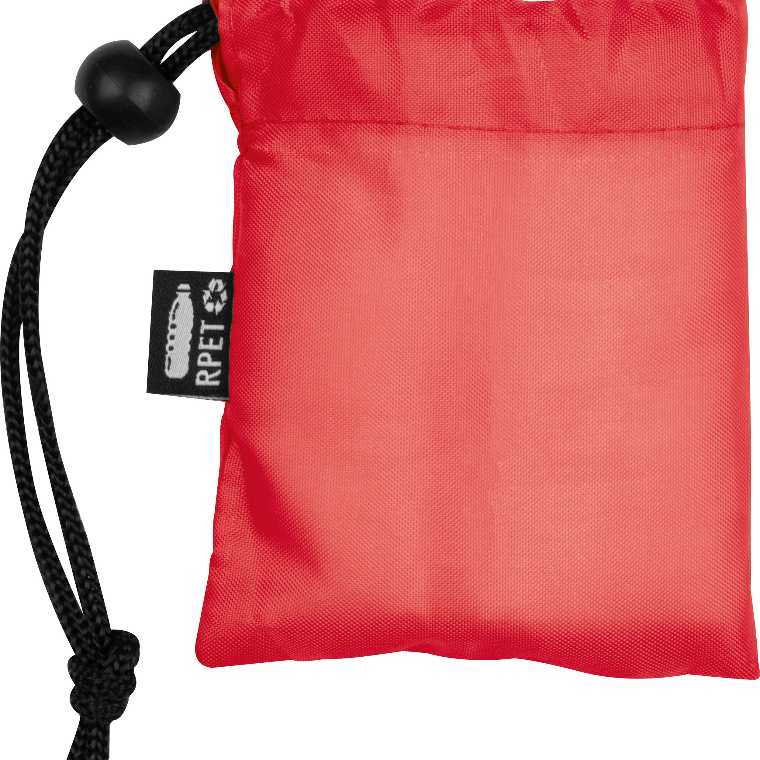 Regenponcho aus RPET - rot-446