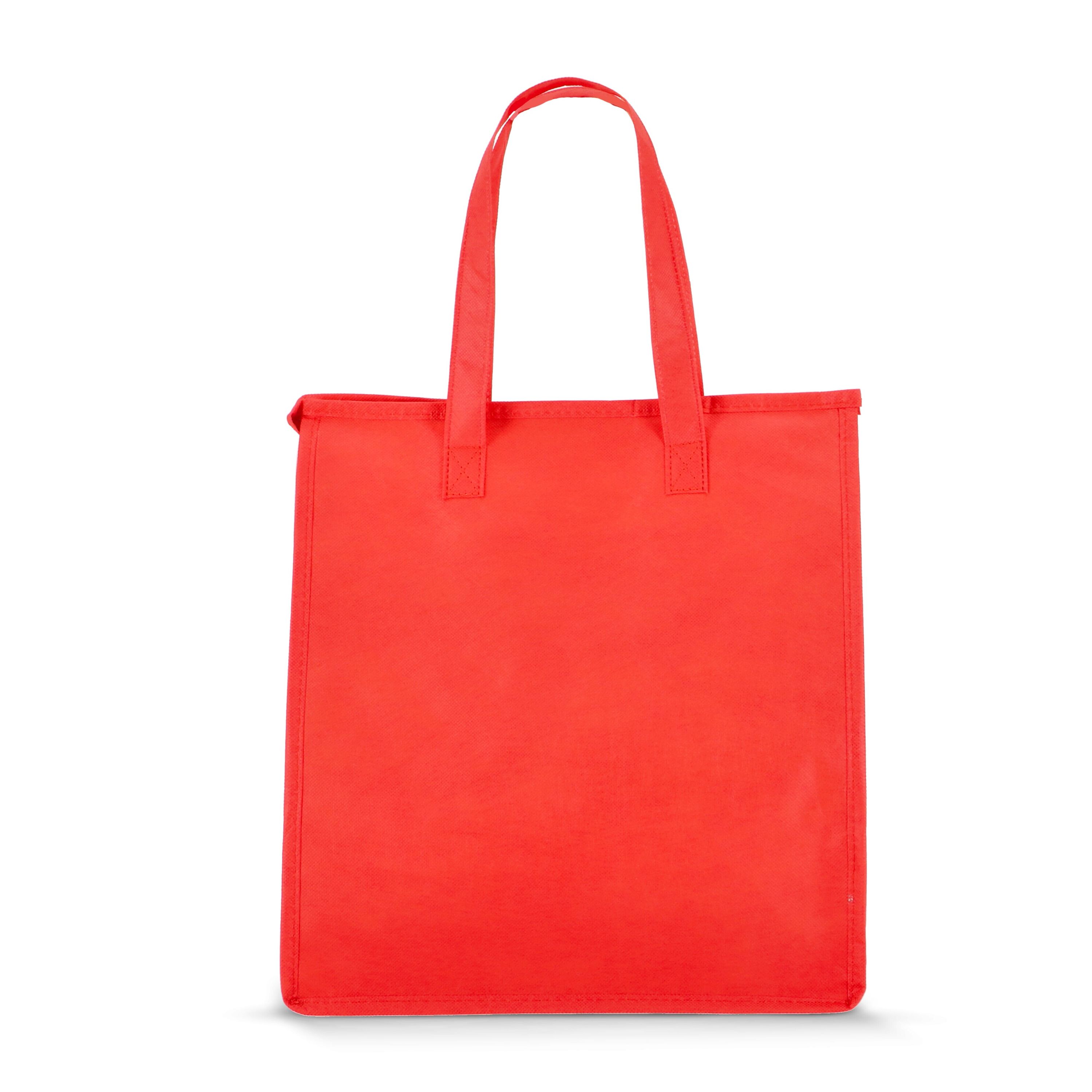 R-PET Kühltasche Non Woven 33x 25,5 x 37cm 75g/m² - rot-813
