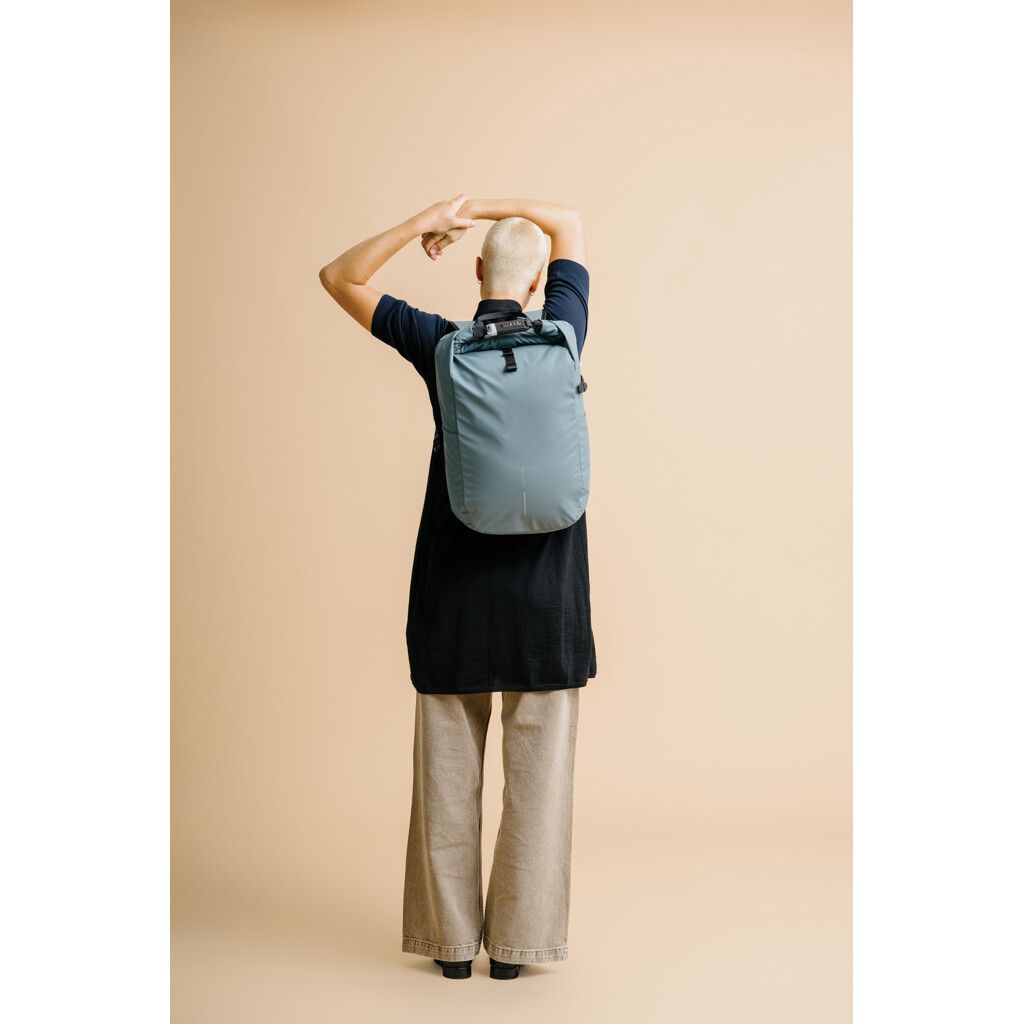 Urban wasserabweisender Anti-Diebstahl Rucksack - blau-693