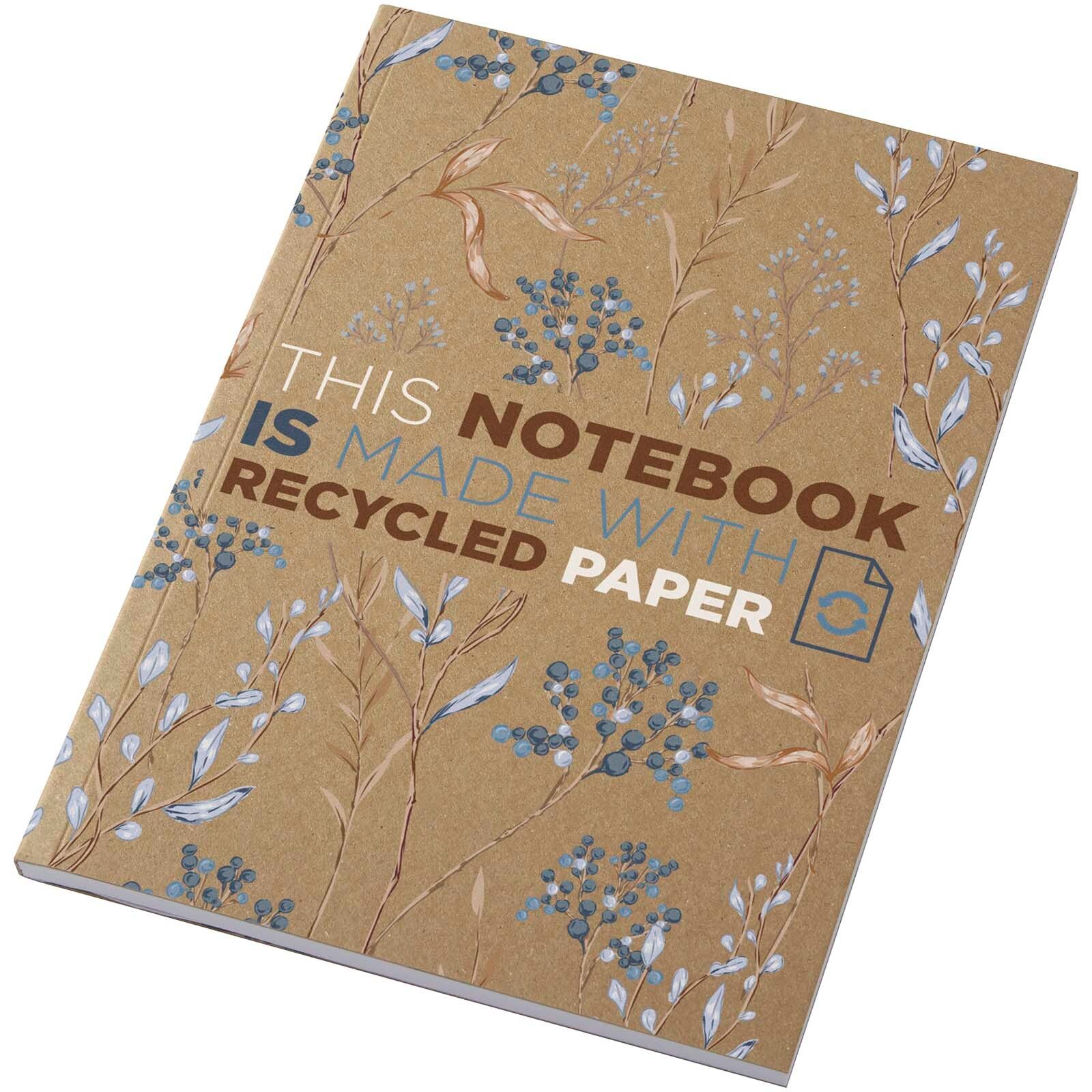 Novella Austen A5 Softcover Notizbuch aus recyceltem Kraftpapier – 50 Blatt  - natur-270