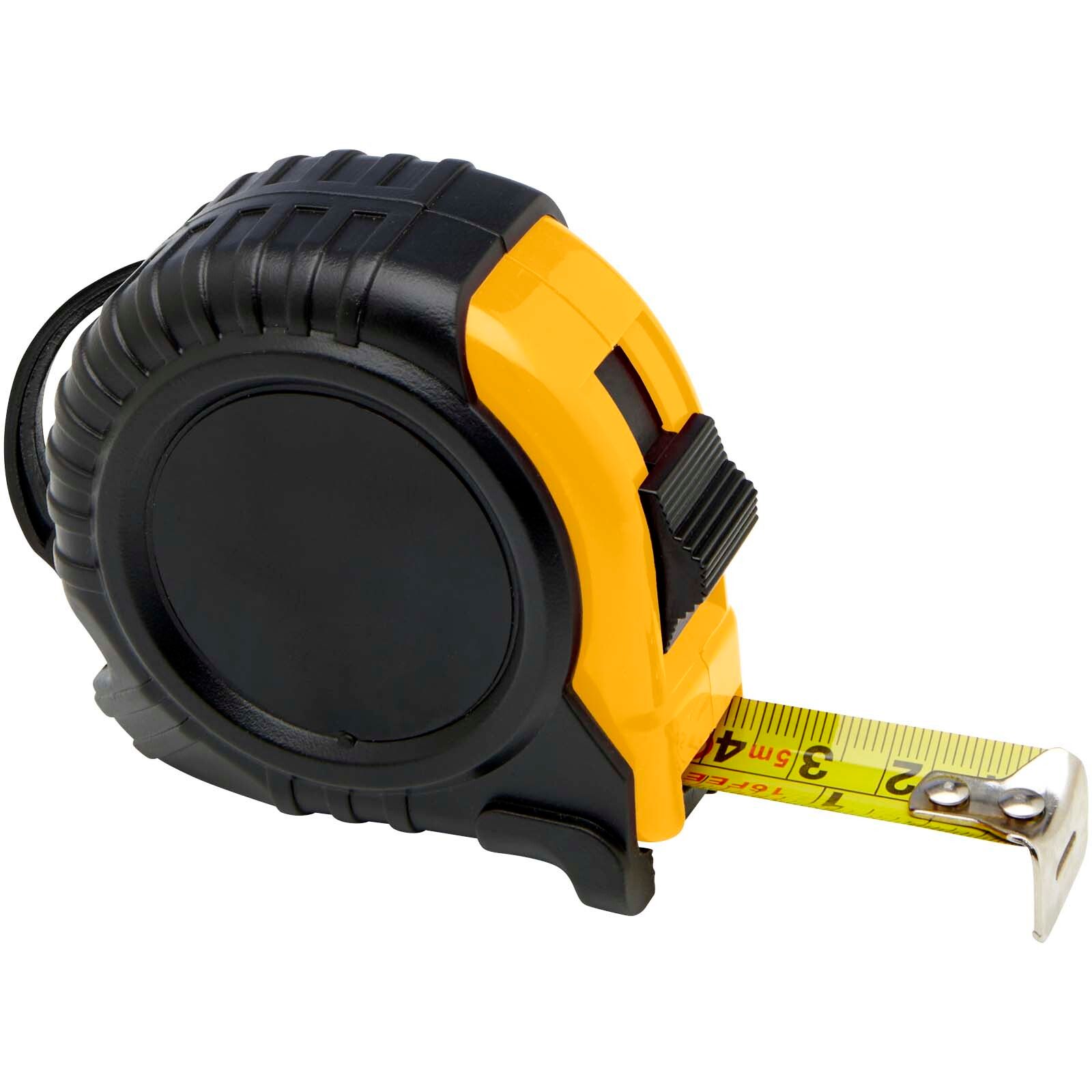 Score 5 Meter Maßband mit Gürtelclip - gelb-817