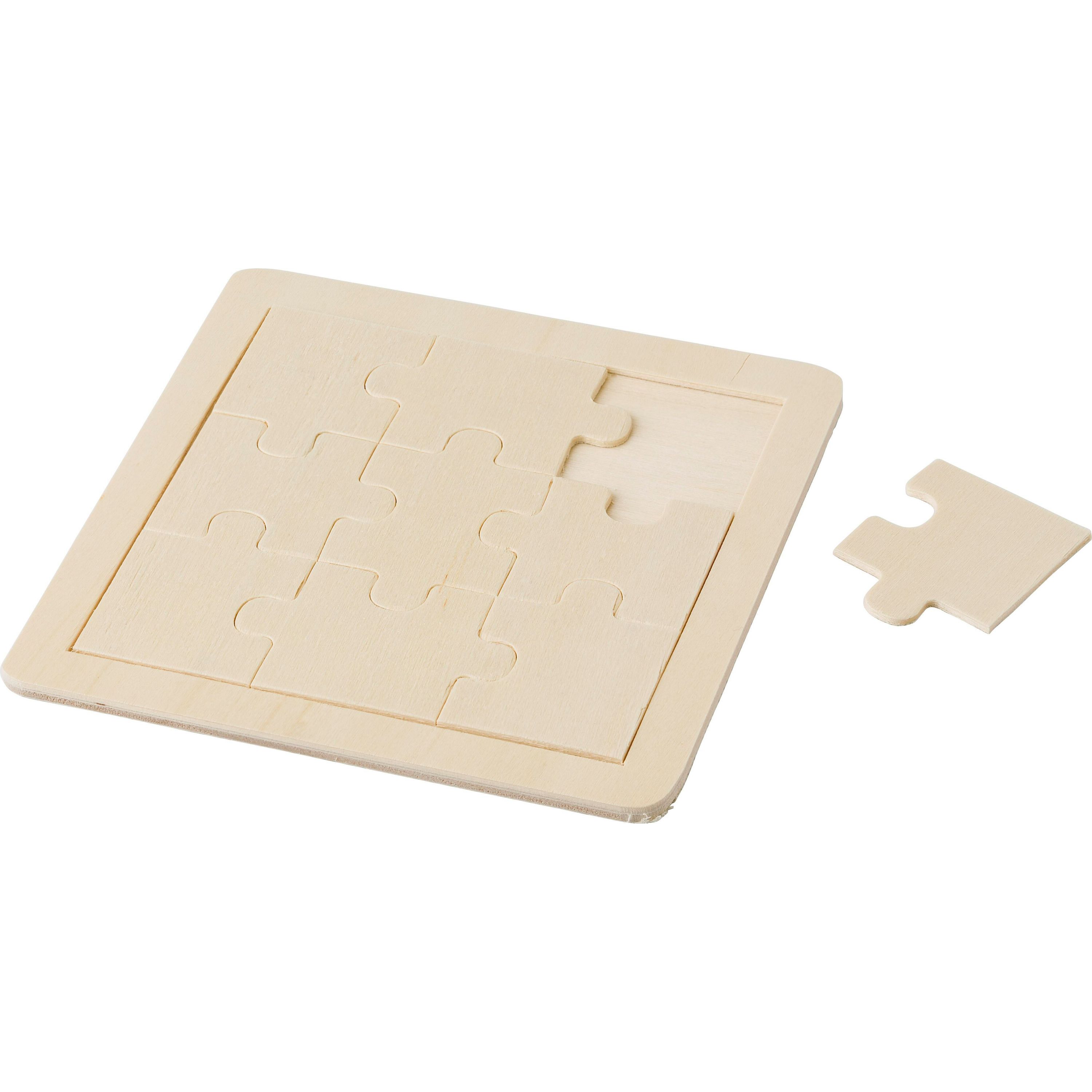 Neunteiliges Puzzle aus Holz Alvaro - wood-44