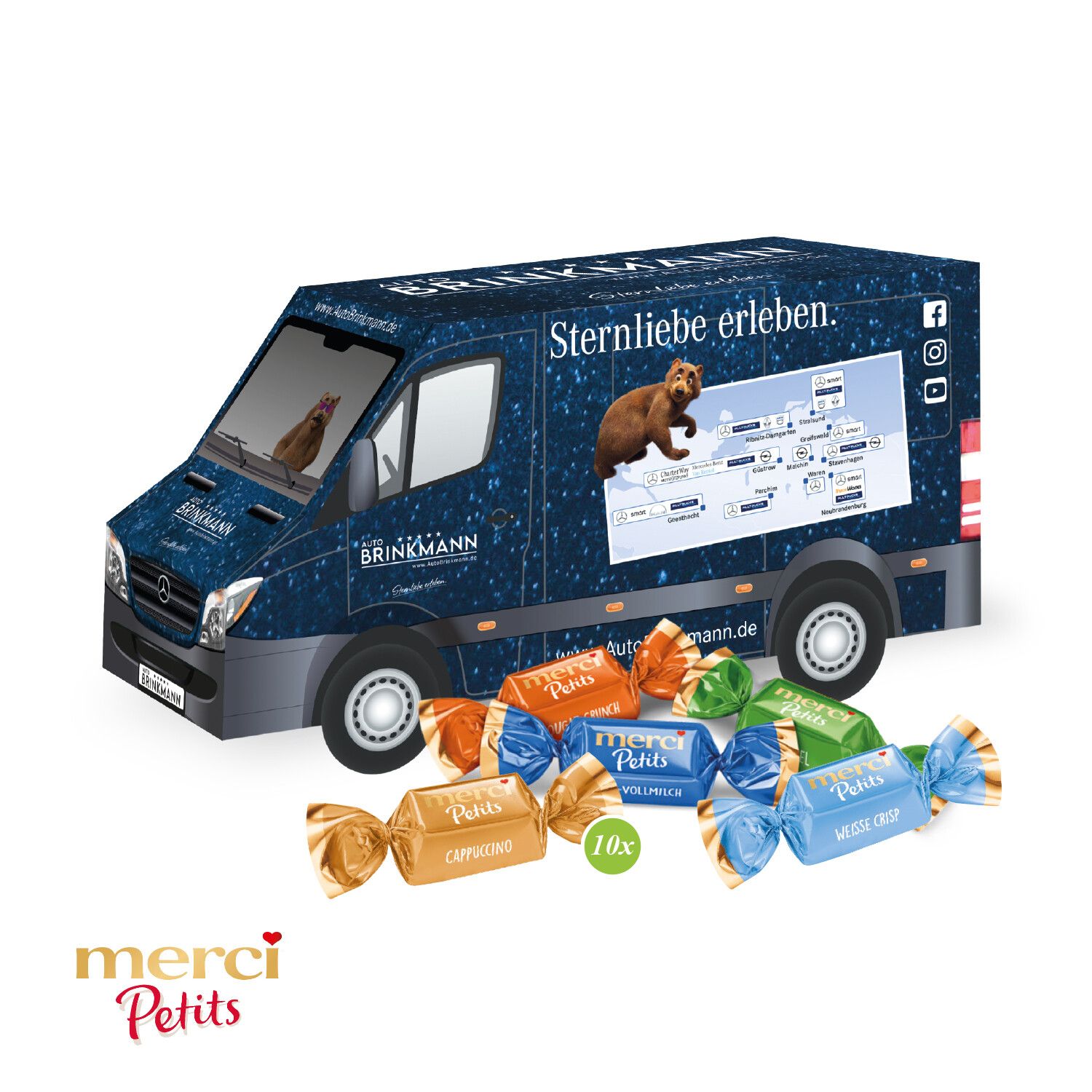3D Präsent "Transporter" mit Merci Petits-469