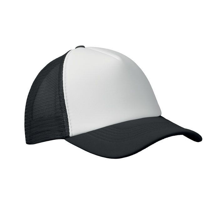 Truckers Cap BUBBLE - weiß - schwarz-599