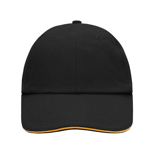 6-Panel Raver Sandwich Cap - white - navy-599