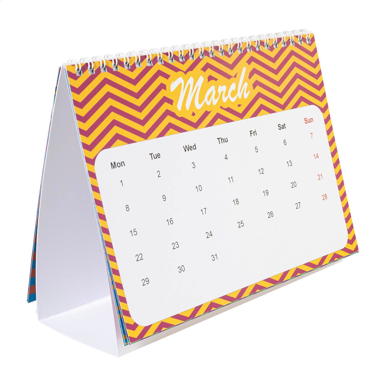 CreaDate Desk Individueller Tischkalender - weiß-566