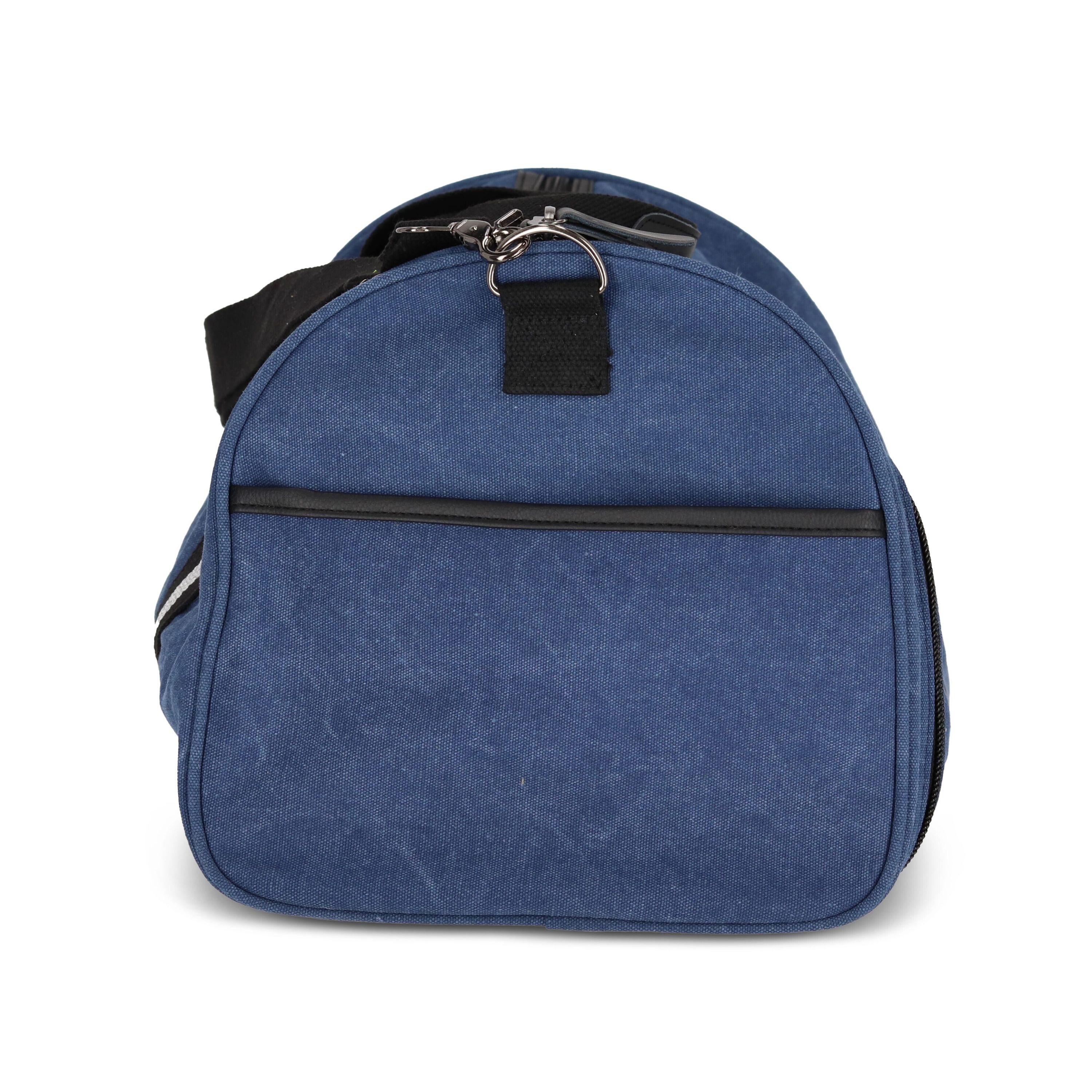 Seesack aus recyceltem Baumwoll-Canvas Harper - dunkelblau-853