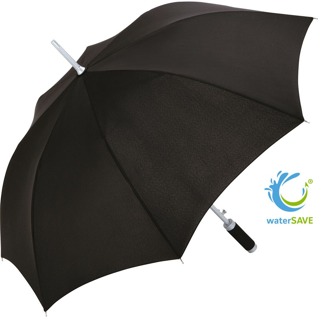 AC-Alu-Stockschirm Windmatic® mit waterSAVE® Bezug Ø105 cm - schwarz-169