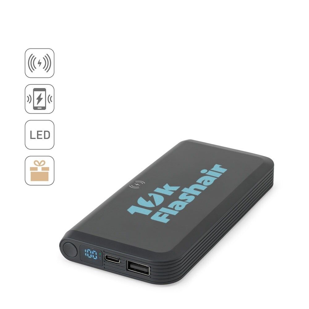 BECKER 10 10.000 mAh Powerbank aus recyceltem ABS - schwarz-273