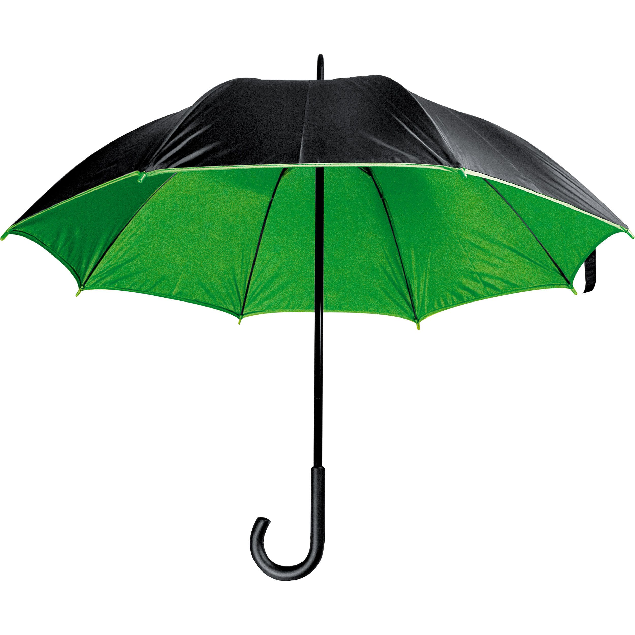 Luxuriöser Regenschirm mit doppelter Bespannung - grün-992