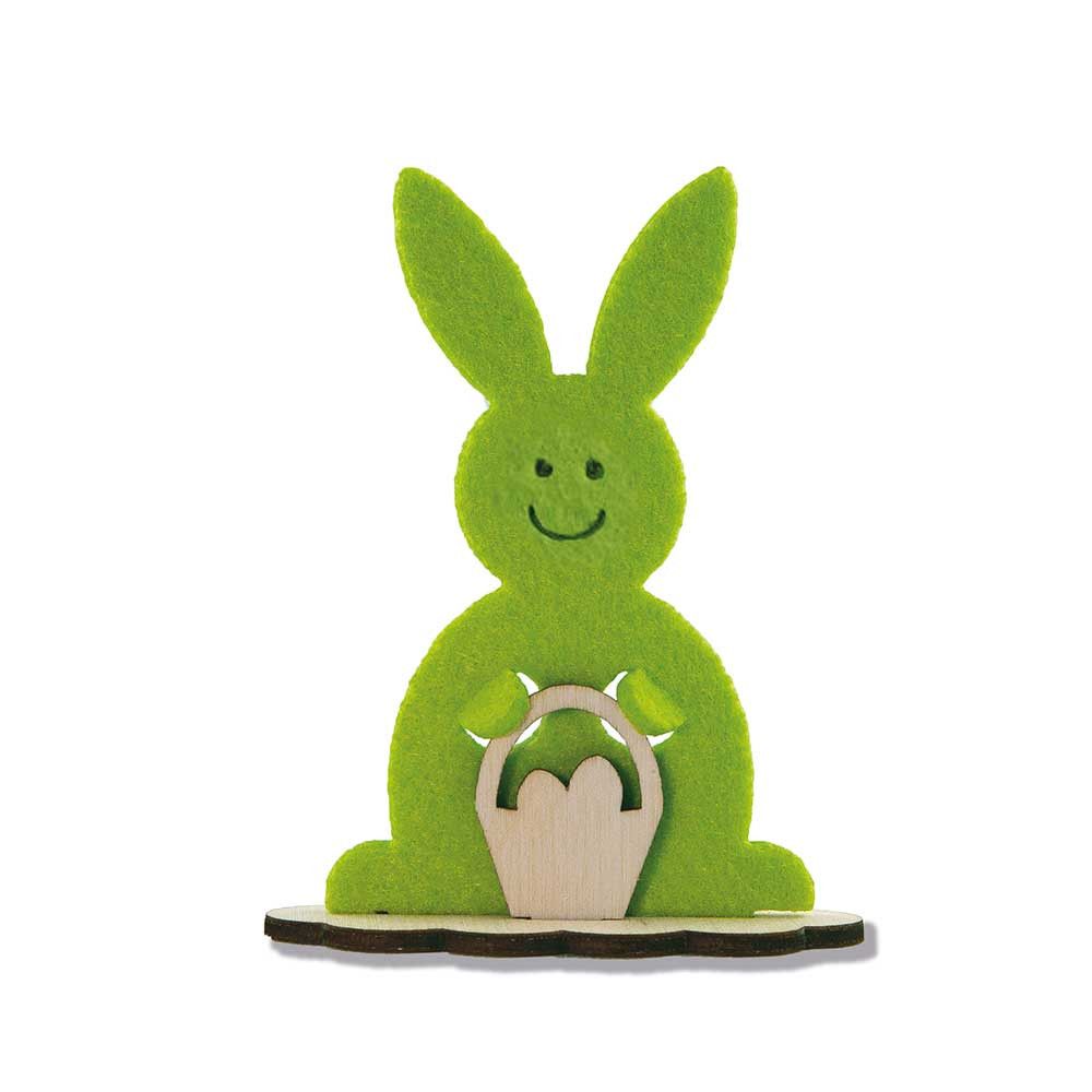 Steckfigur Hase in Werbekarte - Hase-437