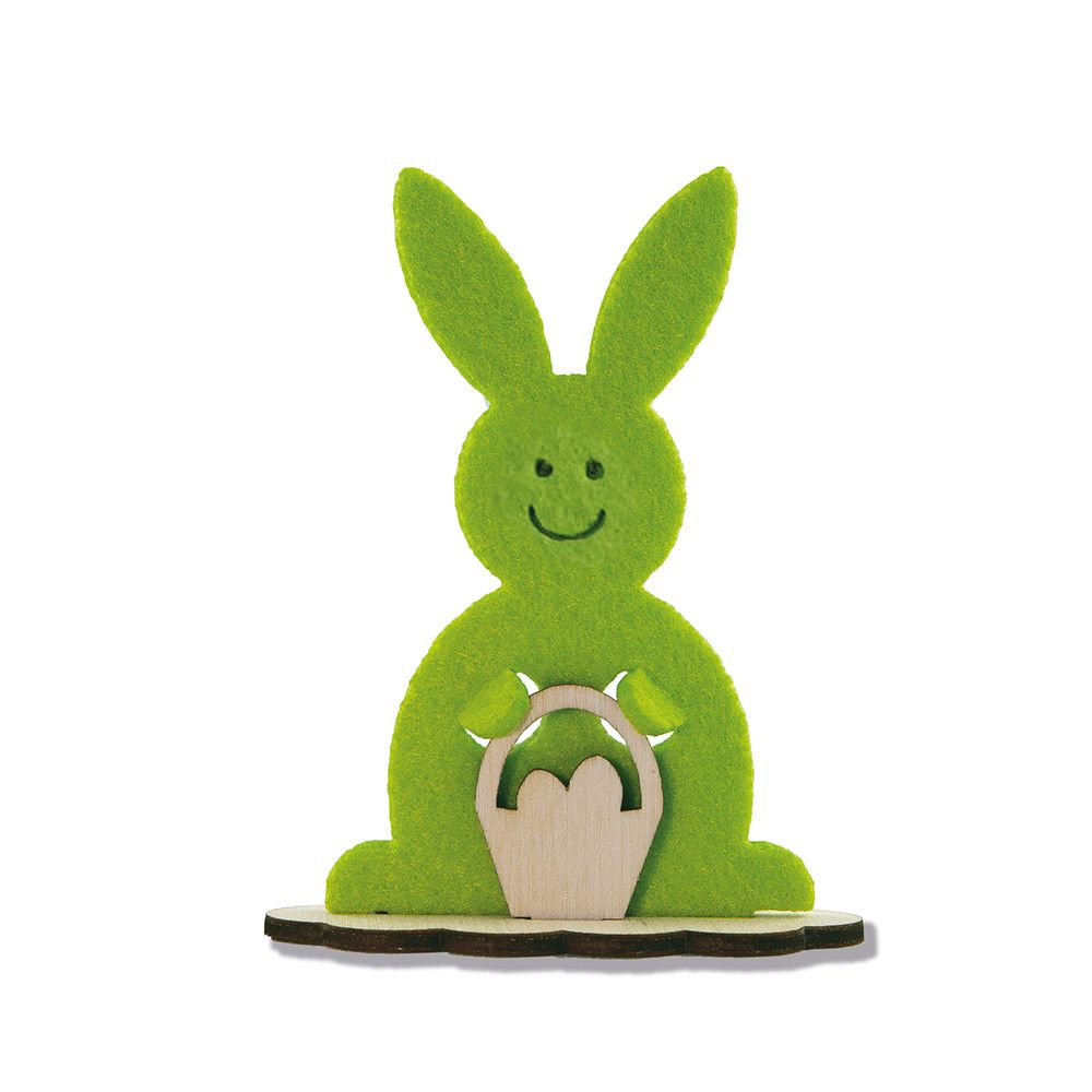 Steckfigur Hase in Werbekarte - Hase-437