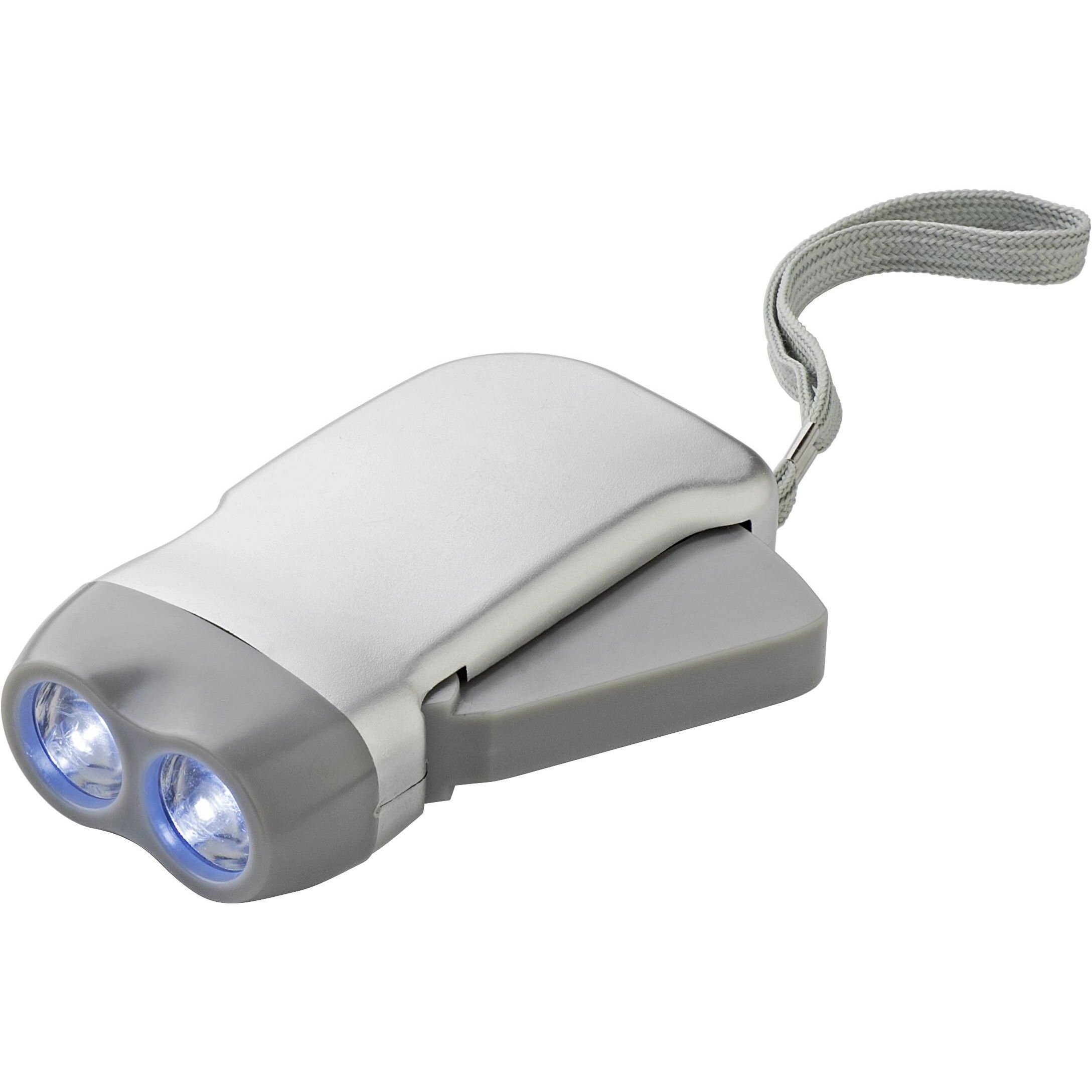 LED-Dynamotaschenlampe aus Kunststoff Tristan - kobaltblau-36