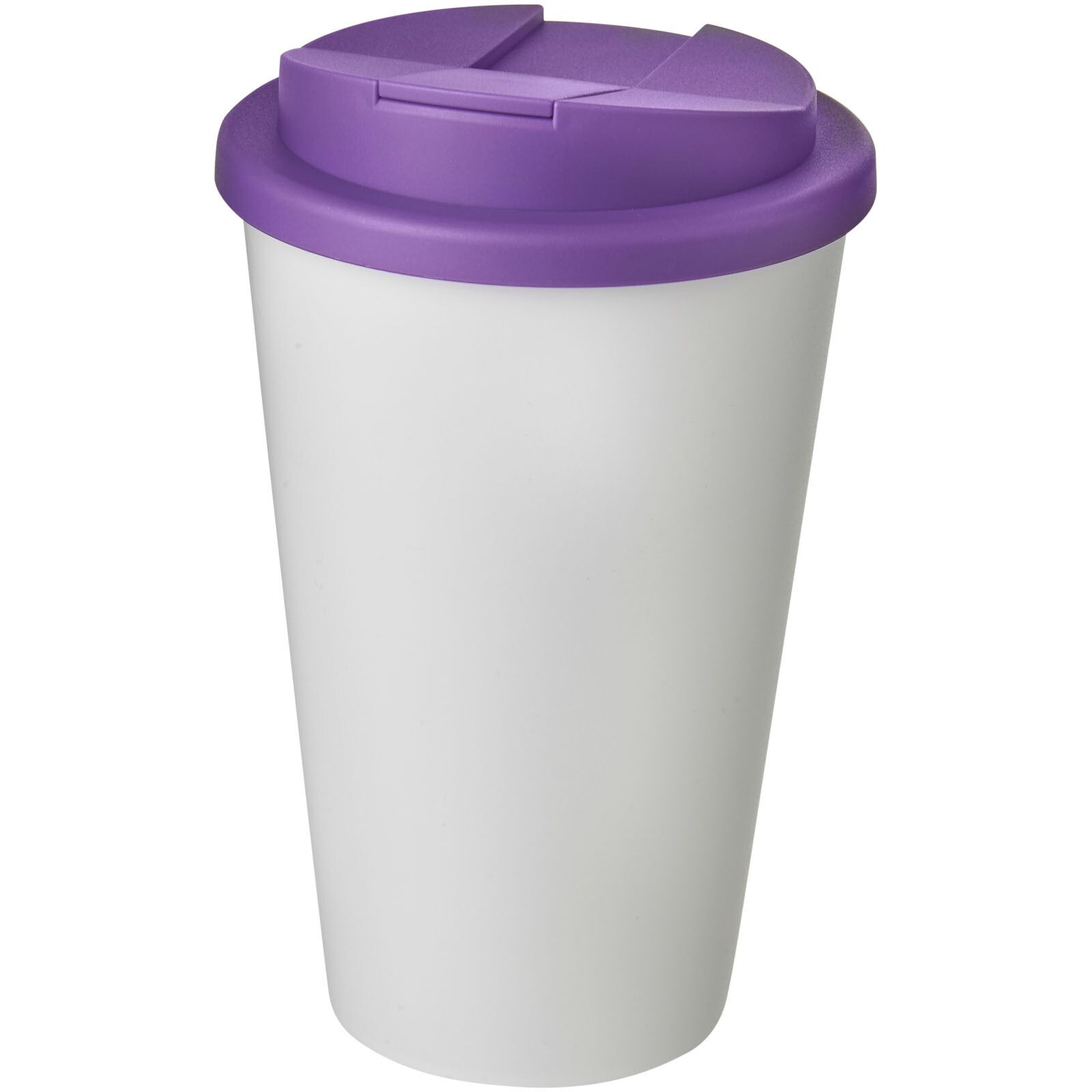 Americano 350 ml Isolierbecher mit auslaufsicherem Schraubverschluss - weiss -  lila-658