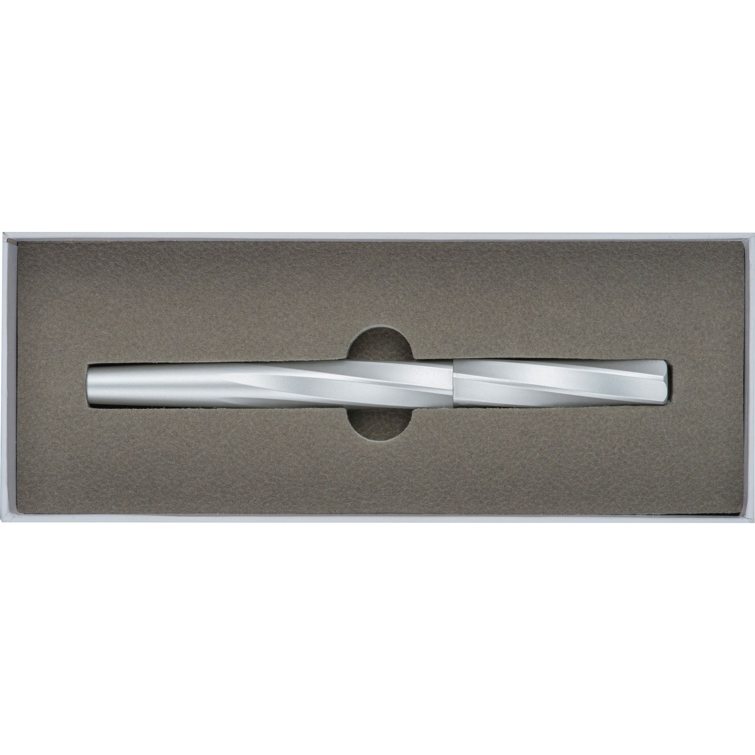 MoLu Messing Rollerball Praia Grande - silbergrau-900