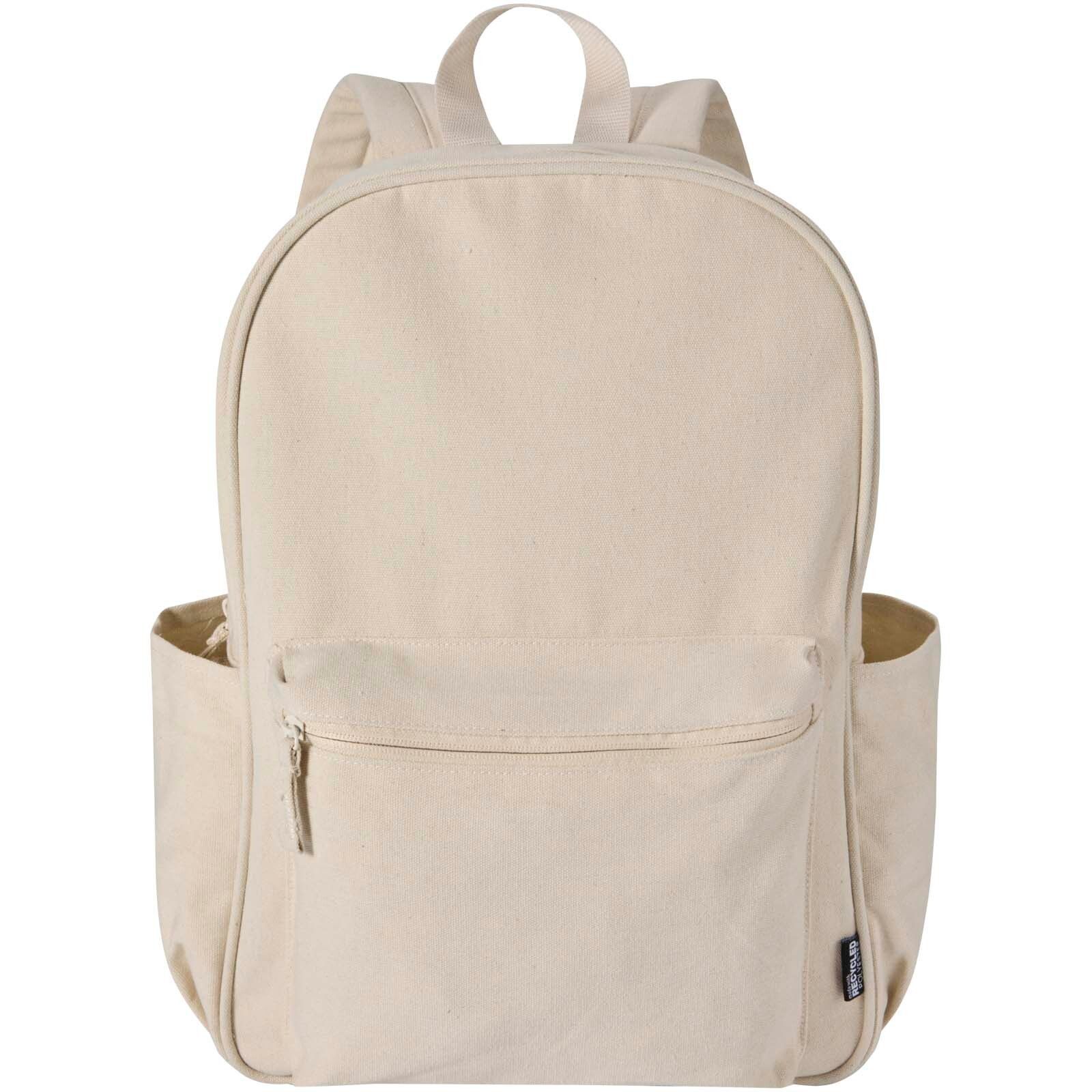 Recanvas 15,6” GRS recycelter City-Rucksack 16L - sandstone-755
