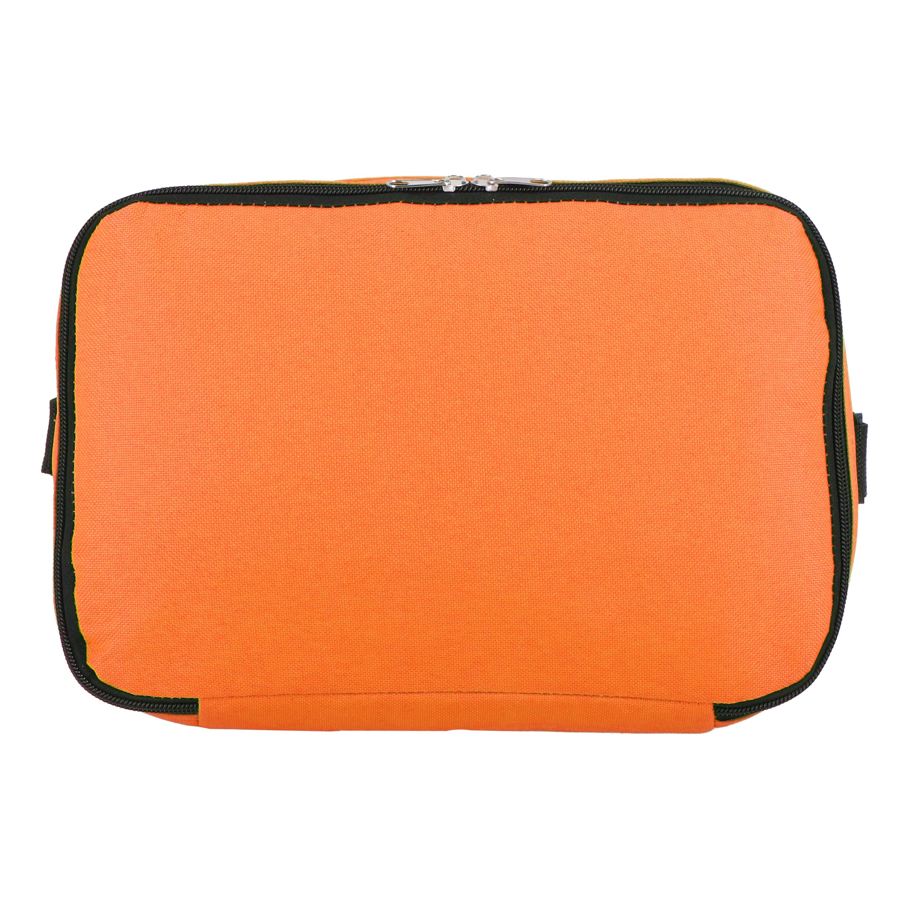 R-PET 600D Doppelfach-Kühltasche 30 x 20 x 25cm 12L - orange-624