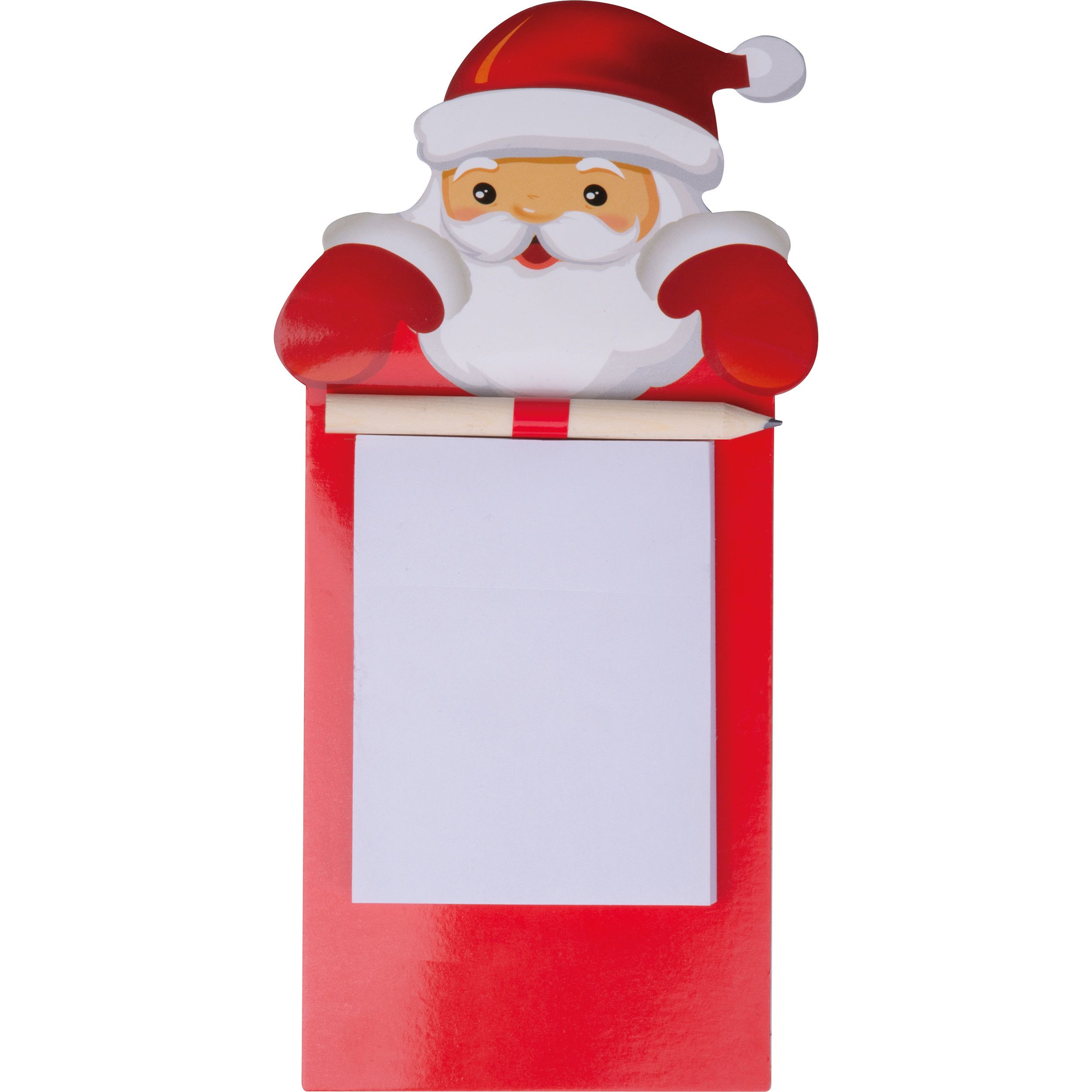 Weihnachts-Notizblock Victorville - rot-984