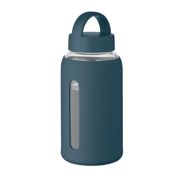 Flasche Borosilikatglas 600ml BORIS - marineblau-517