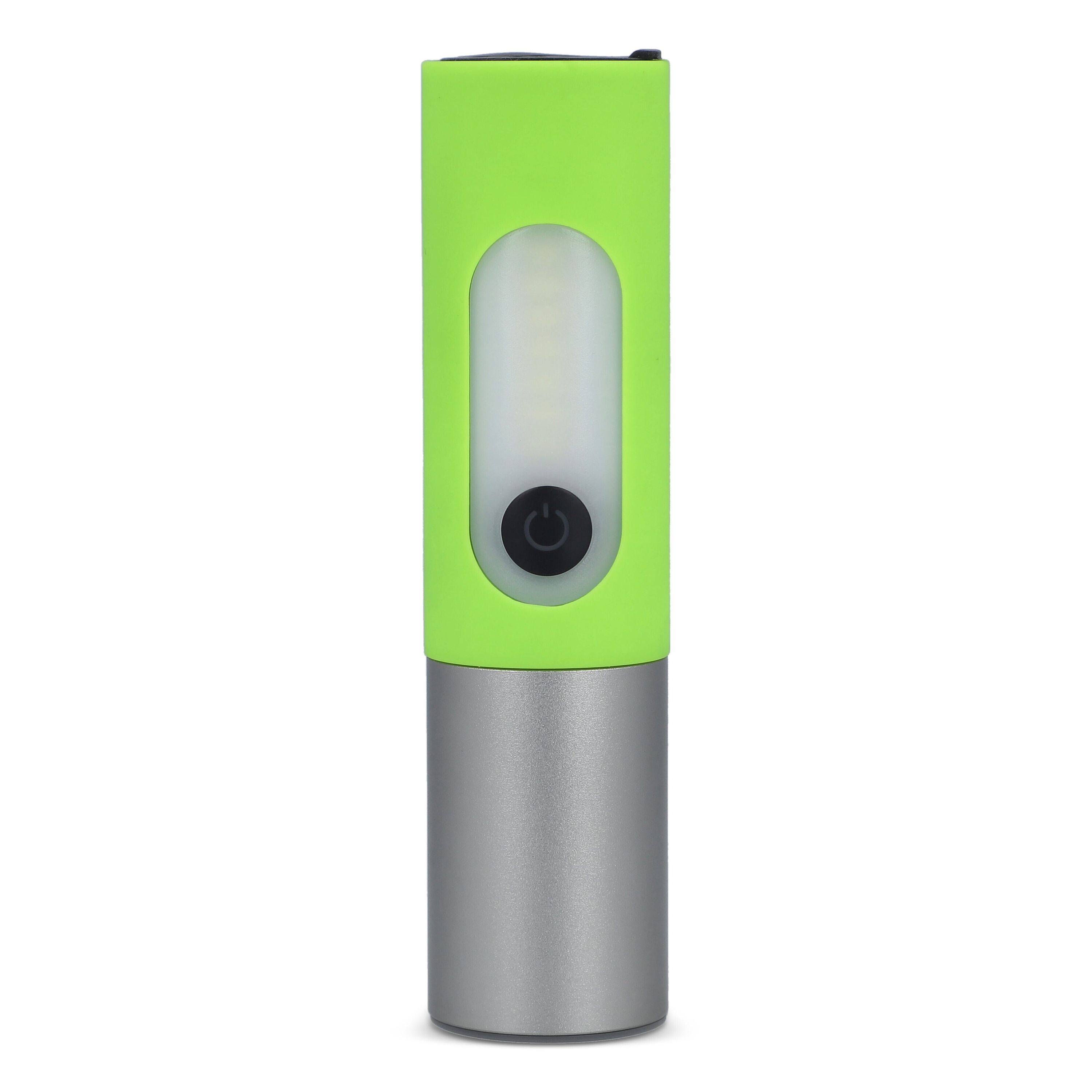 Wiederaufladbare 10-W-LED-Taschenlampe mit Zoomfunktion, 300 lm - hellgrün-538