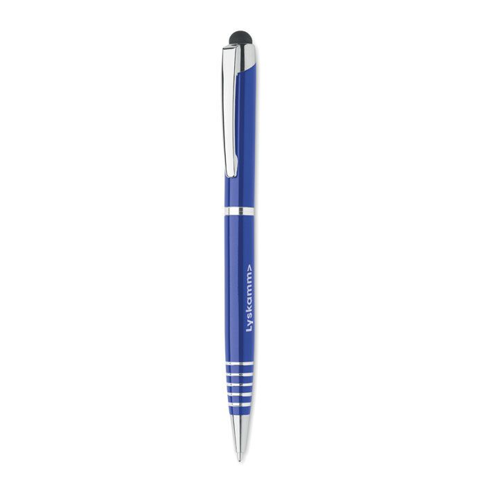 Drehkugelschreiber mit Stylus FLORINA - blau-402
