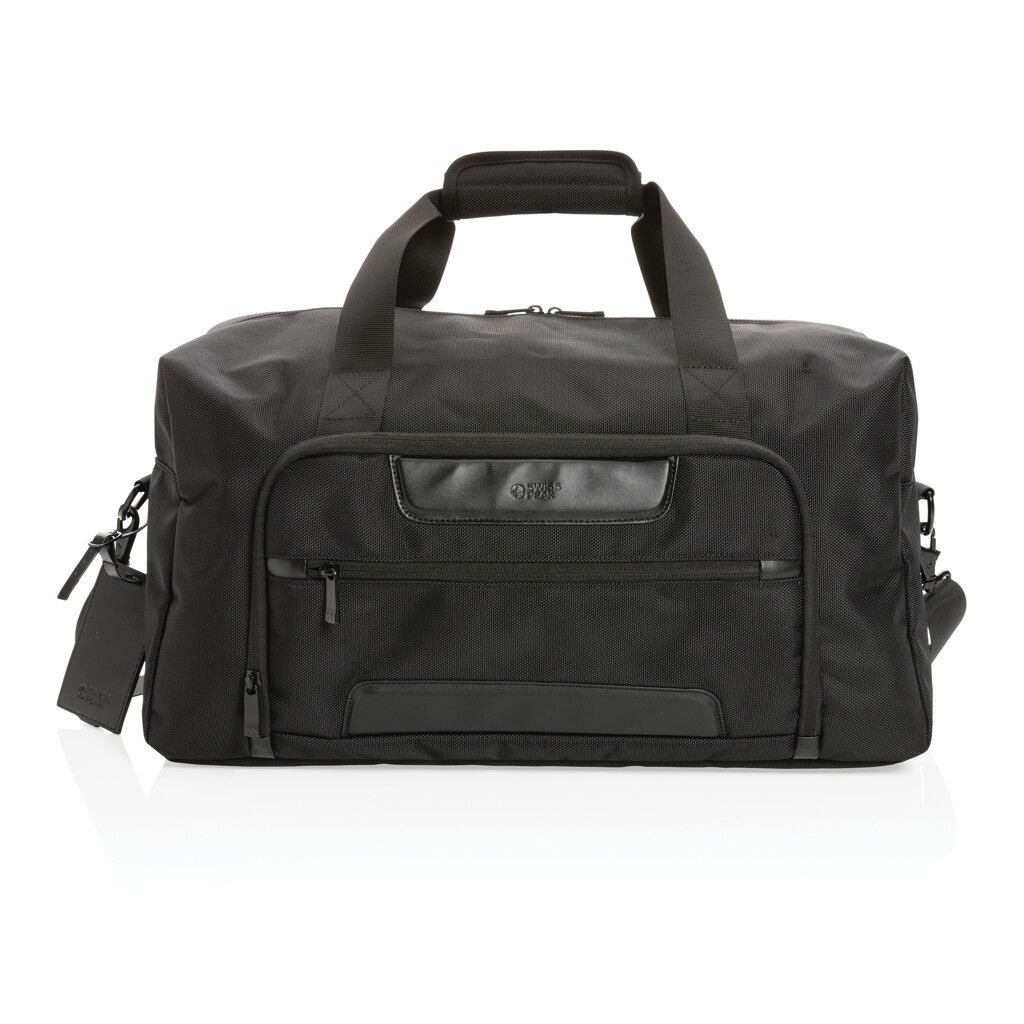 Swiss Peak AWARE™ RPET Voyager Wochenendtasche - schwarz-26