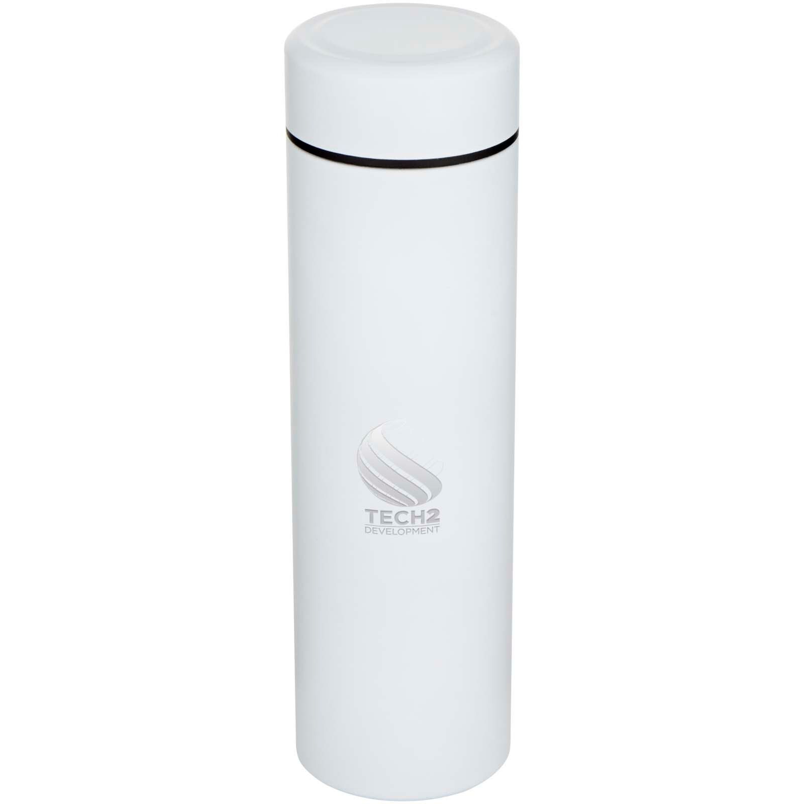 Taylor 450 ml Doppelwand Isolierflasche aus Edelstahl mit Teesieb - weiss-613