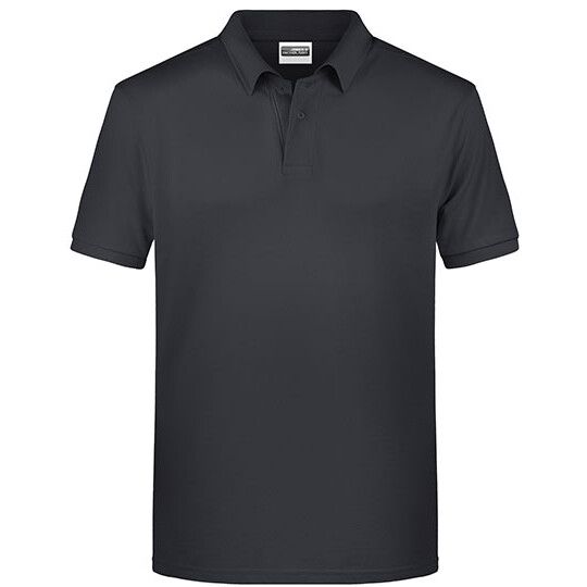 Men´s Basic Polo - graphite solid-119