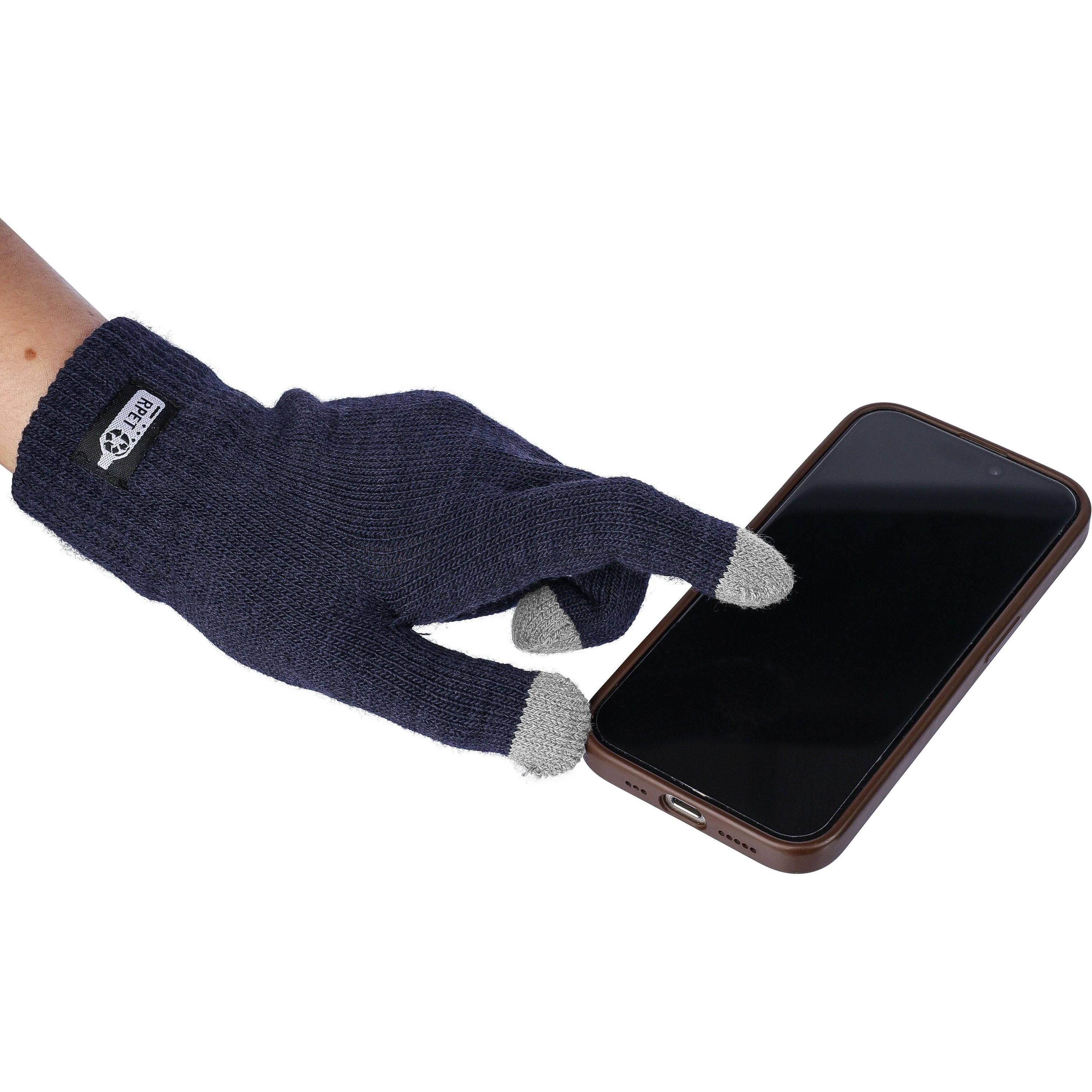 Handschuhe aus recyceltem Acryl Elena - schwarz-170