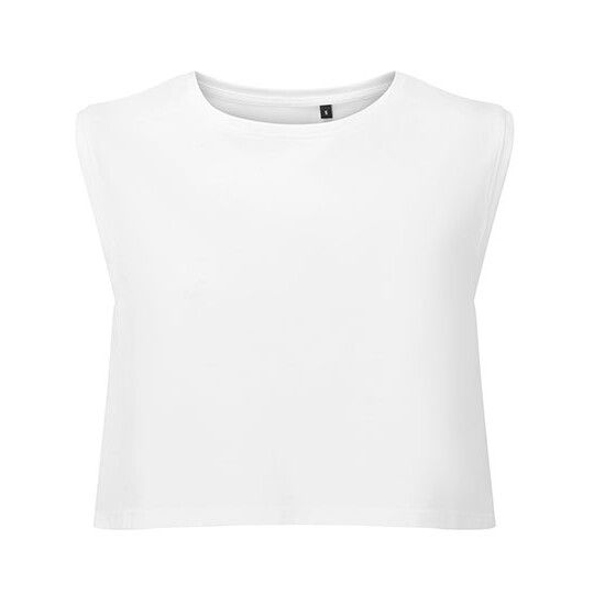 Women´s TriDri® Organic Crop Tank - white-632