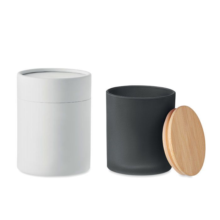 Kerze im Glas 200 g KEOPS MEDIUM - schwarz-664