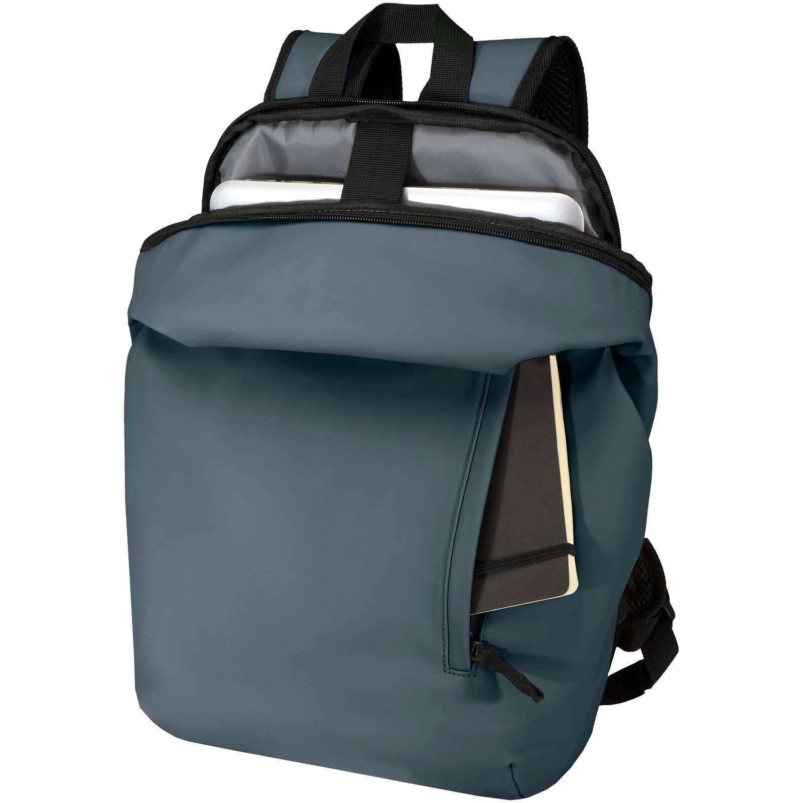 Resi Plus 15" GRS recycelter diebstahlsicherer Rucksack 18L - hale blau-347