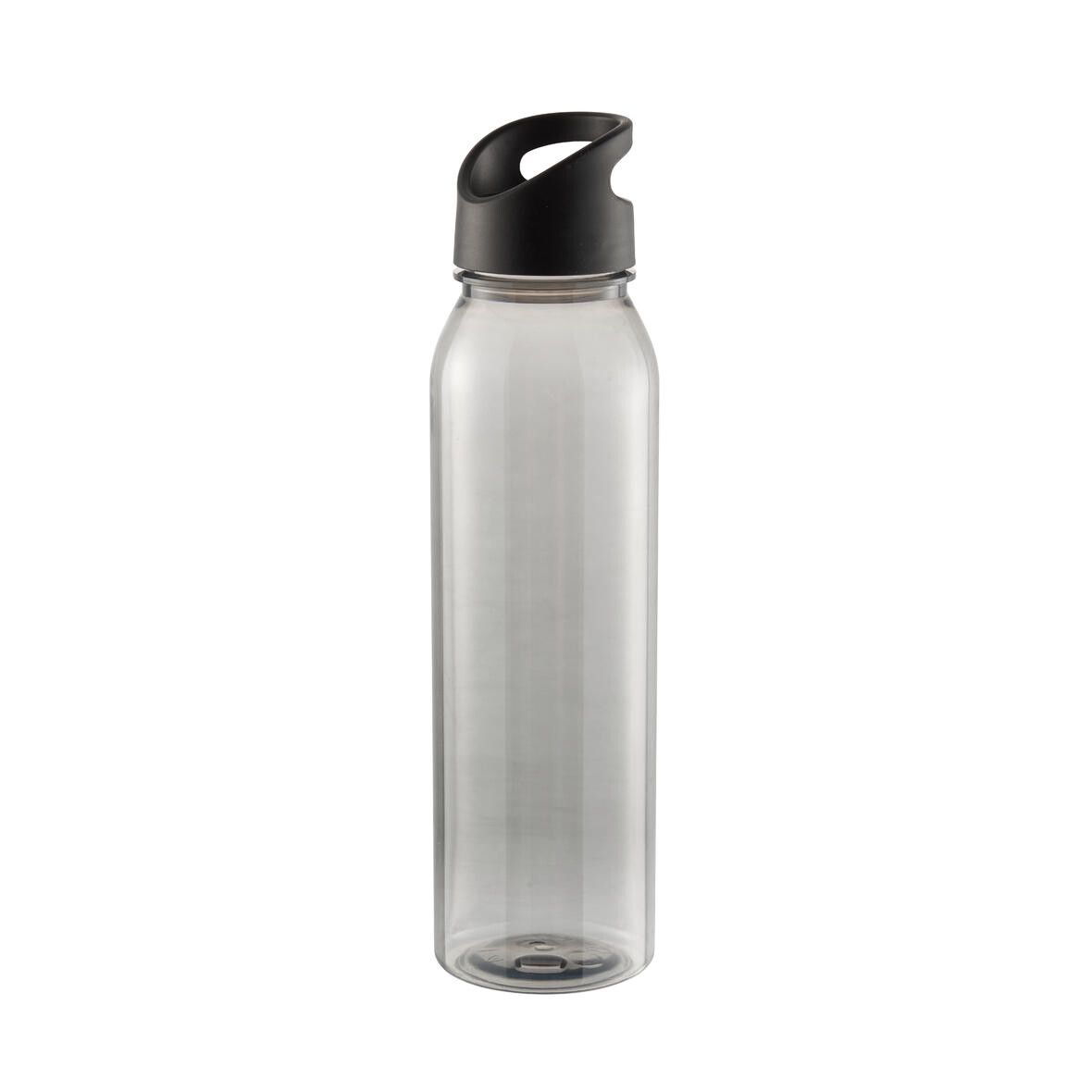 Trinkflasche Active Wave, 650 ml - transparent-schwarz - schwarz-337