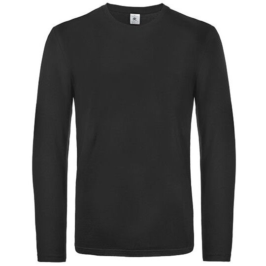 Men´s T-Shirt #E190 Long Sleeve für Herren - black - 3XL-398