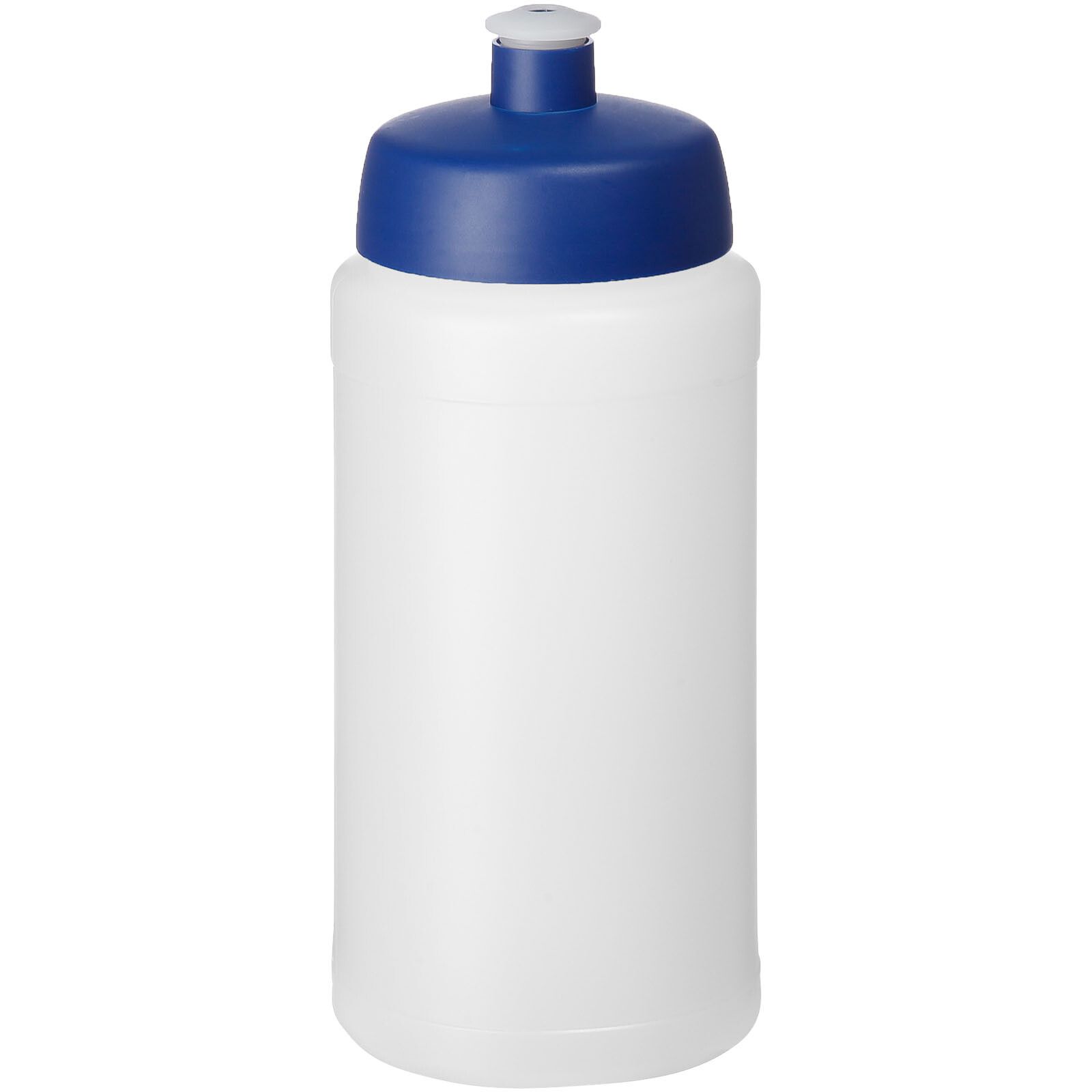 Baseline Plus 500 ml Flasche mit Sportdeckel - transparent -  blau-434