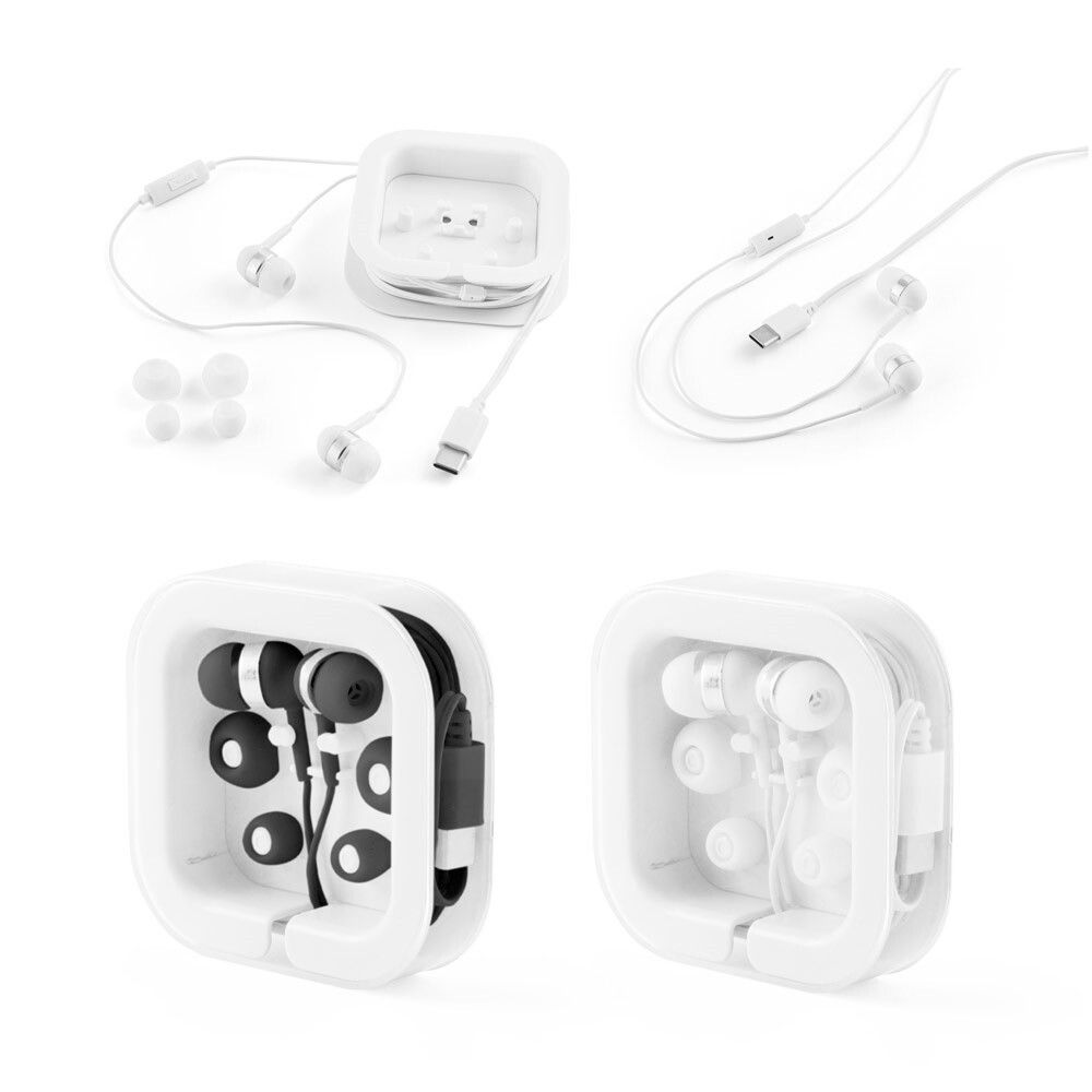 PRESLEY In-Ear Kopfhörer, USB-C-Kabel 1.2 m, Mikrofon, ABS - schwarz-927