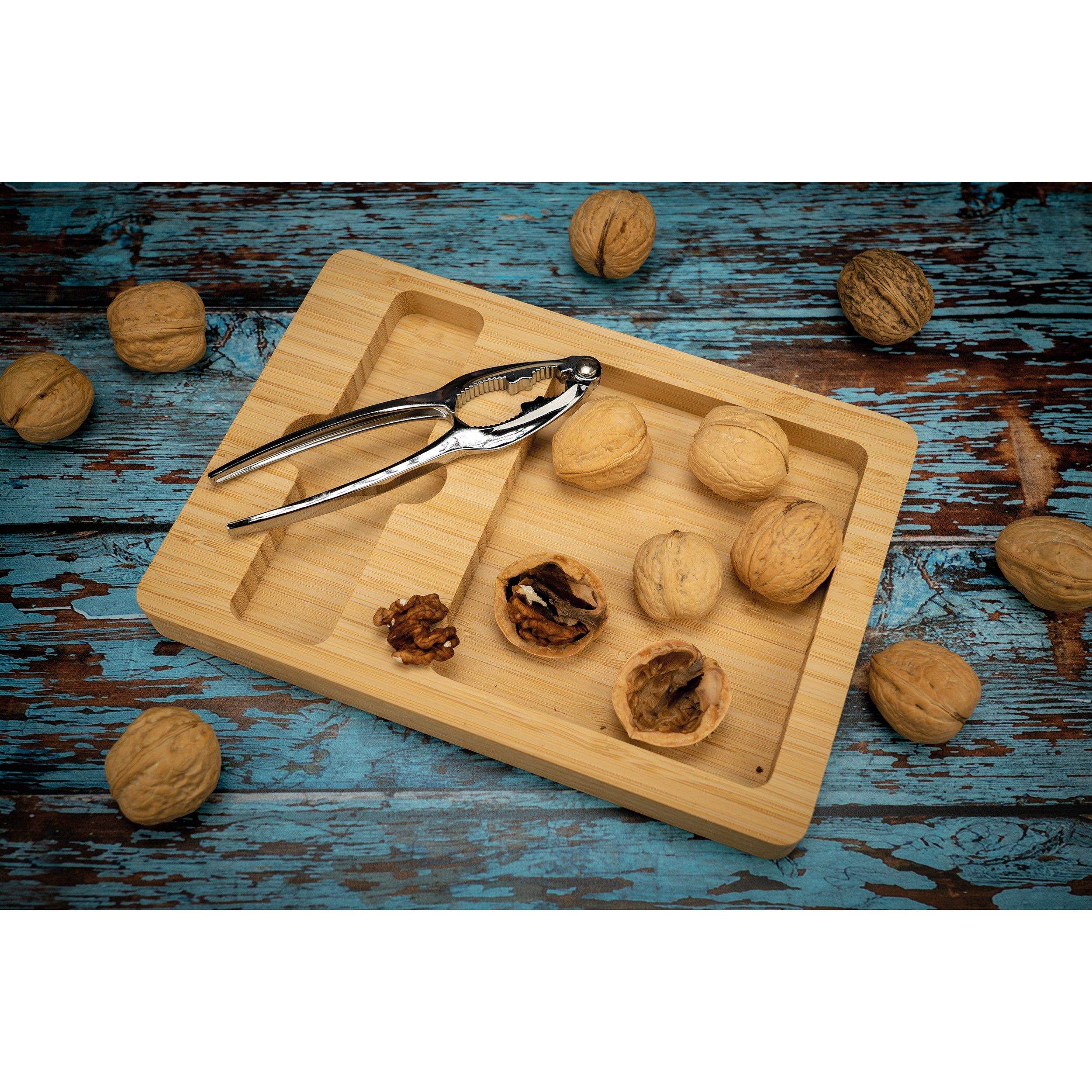 Bambusschale mit Nussknacker Vienna - beige-5